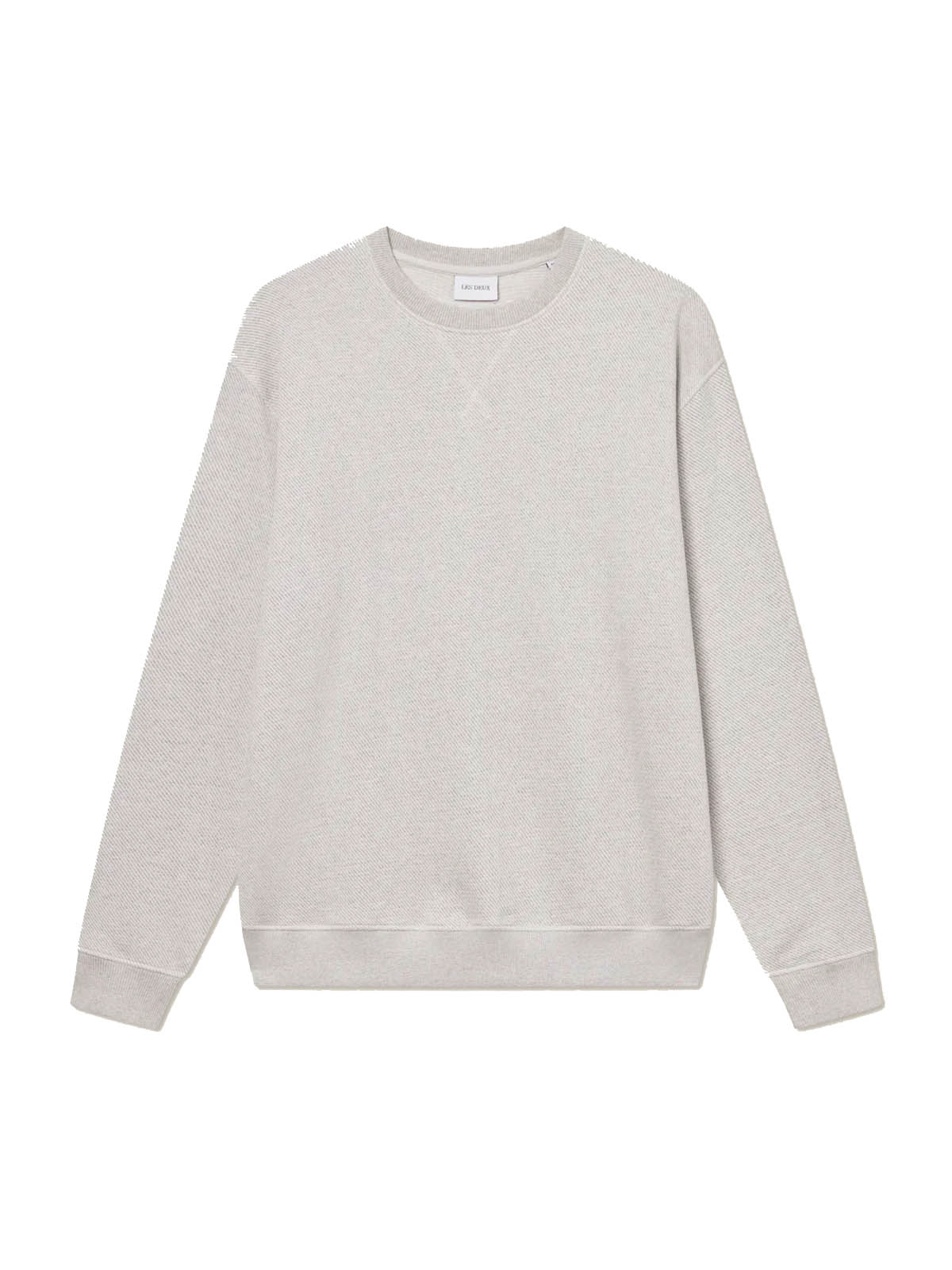 Les Deux Sully Patch Sweatshirt Grey Melange
