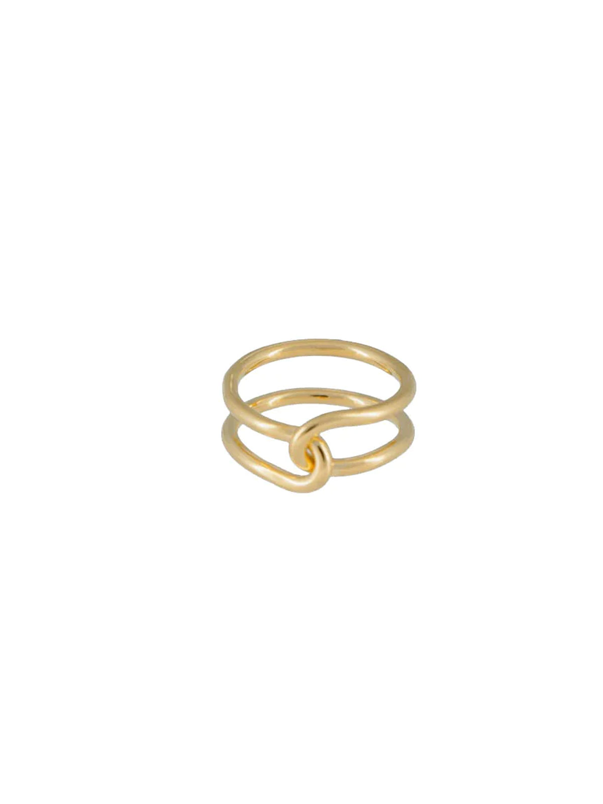 Les Solides Loop Ring Thick Gold