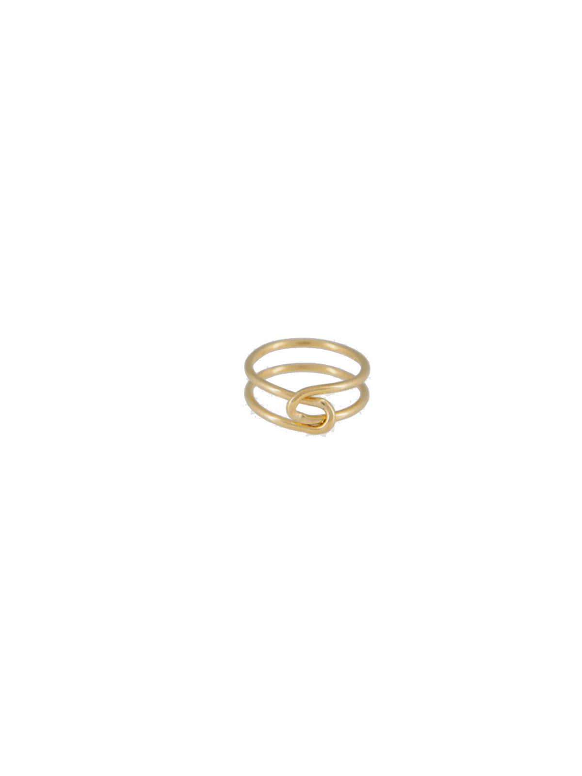 Les Solides Loop Ring Thin Gold