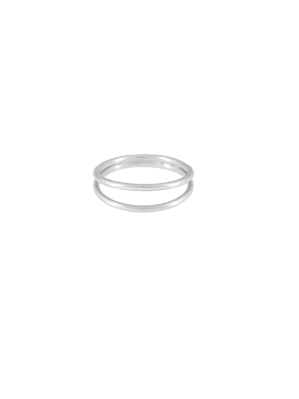 Les Solides Simple Ring Double Silver