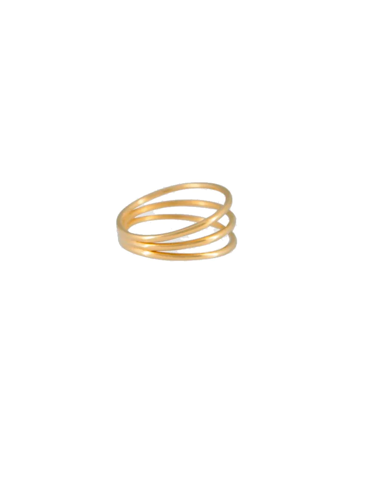 Les Solides Simple Ring Triple Gold