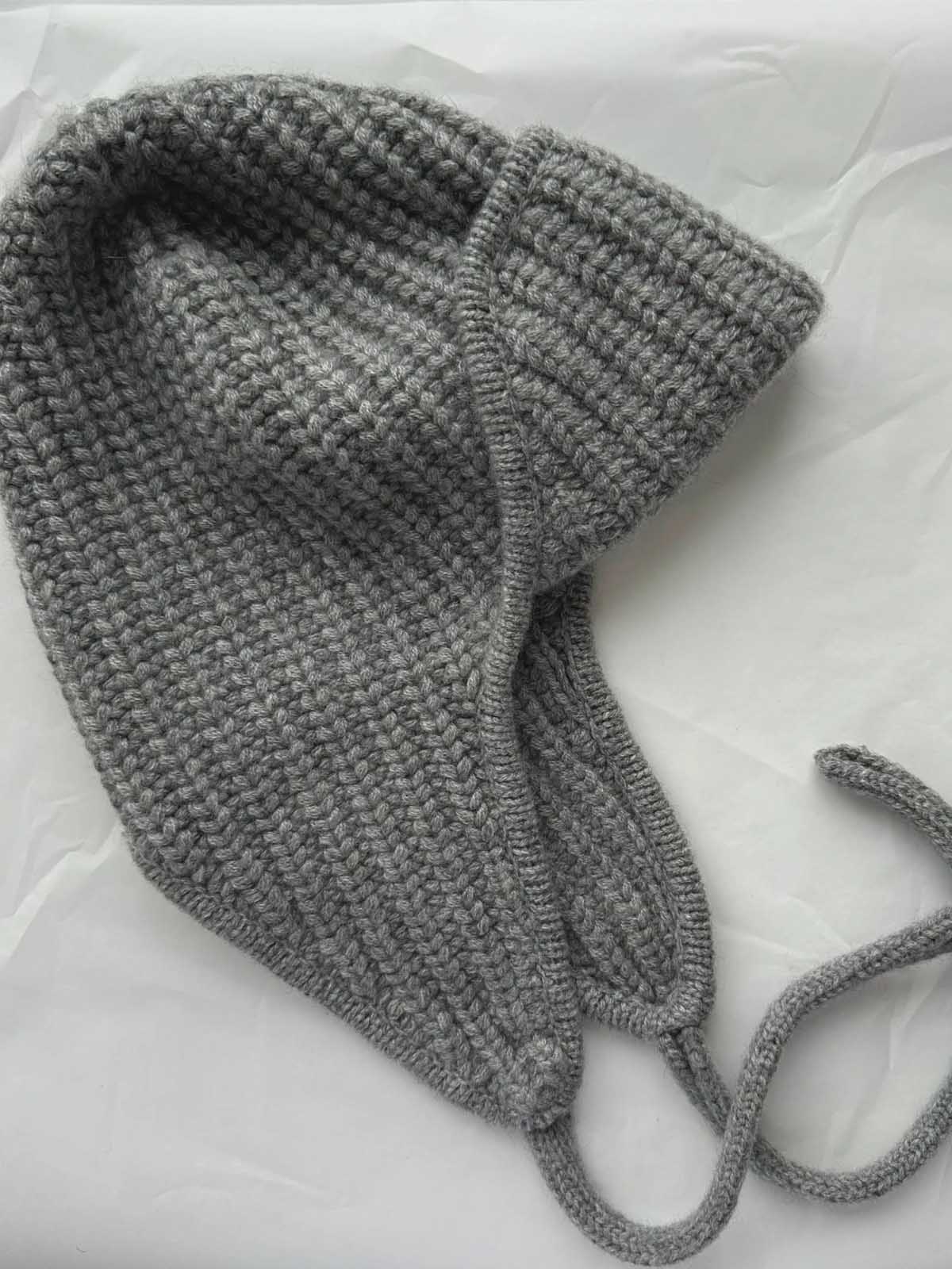 Lovem Aviator Cashmere Hat Light Grey