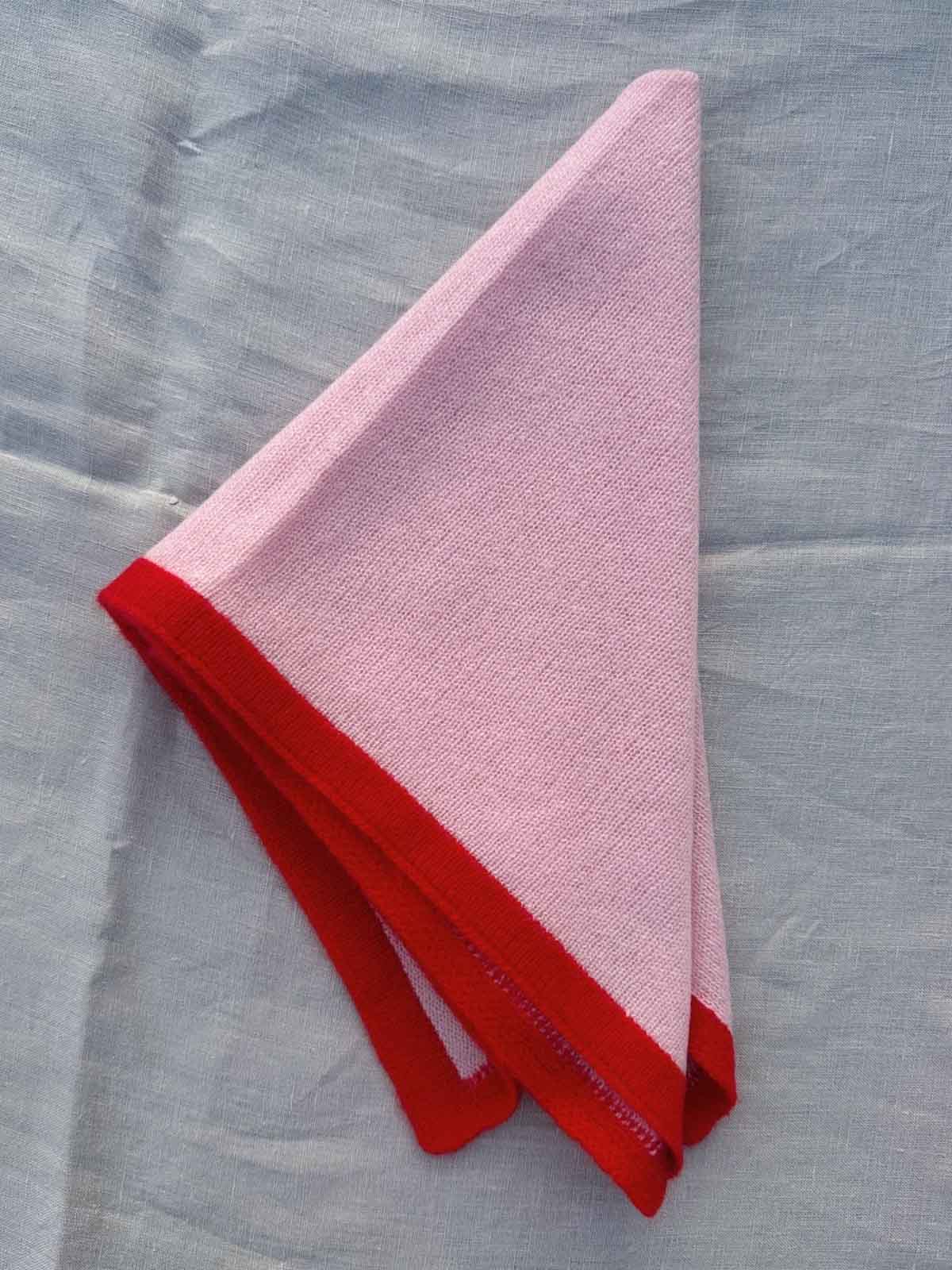 Lovem Mini Scarf Pink Red
