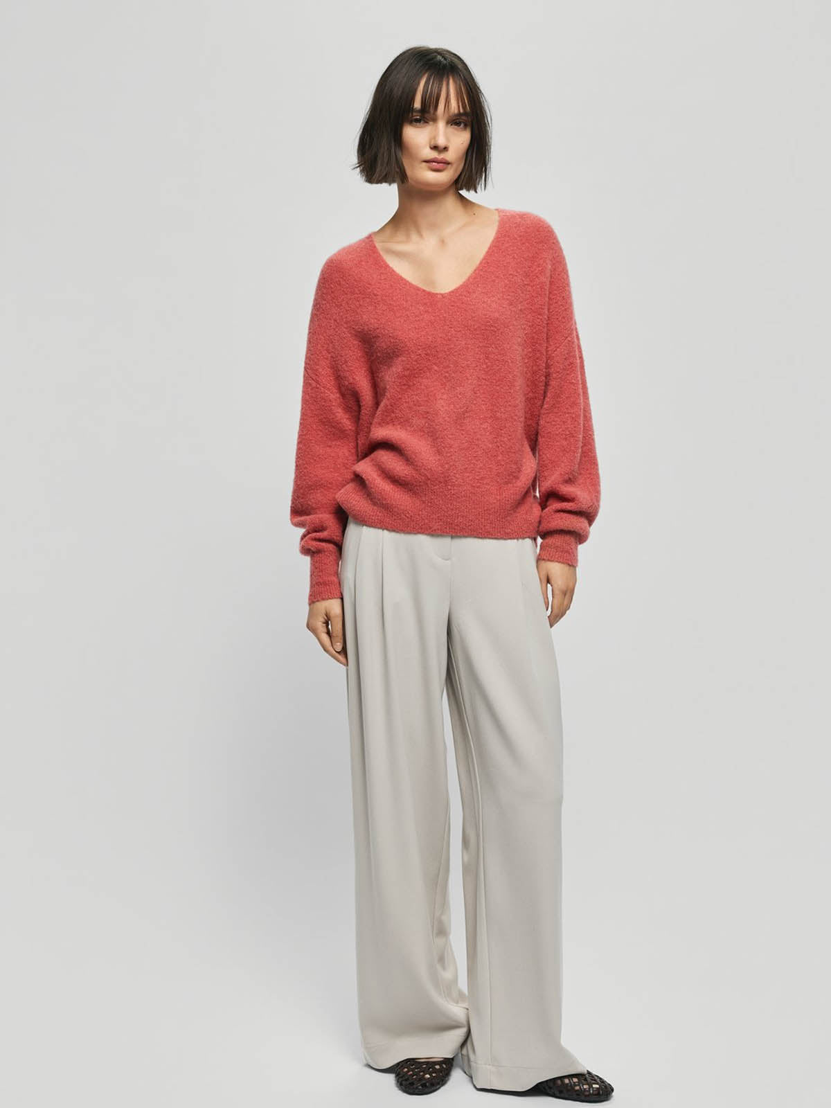 MSCH Hila Hope V Pullover Faded Rose