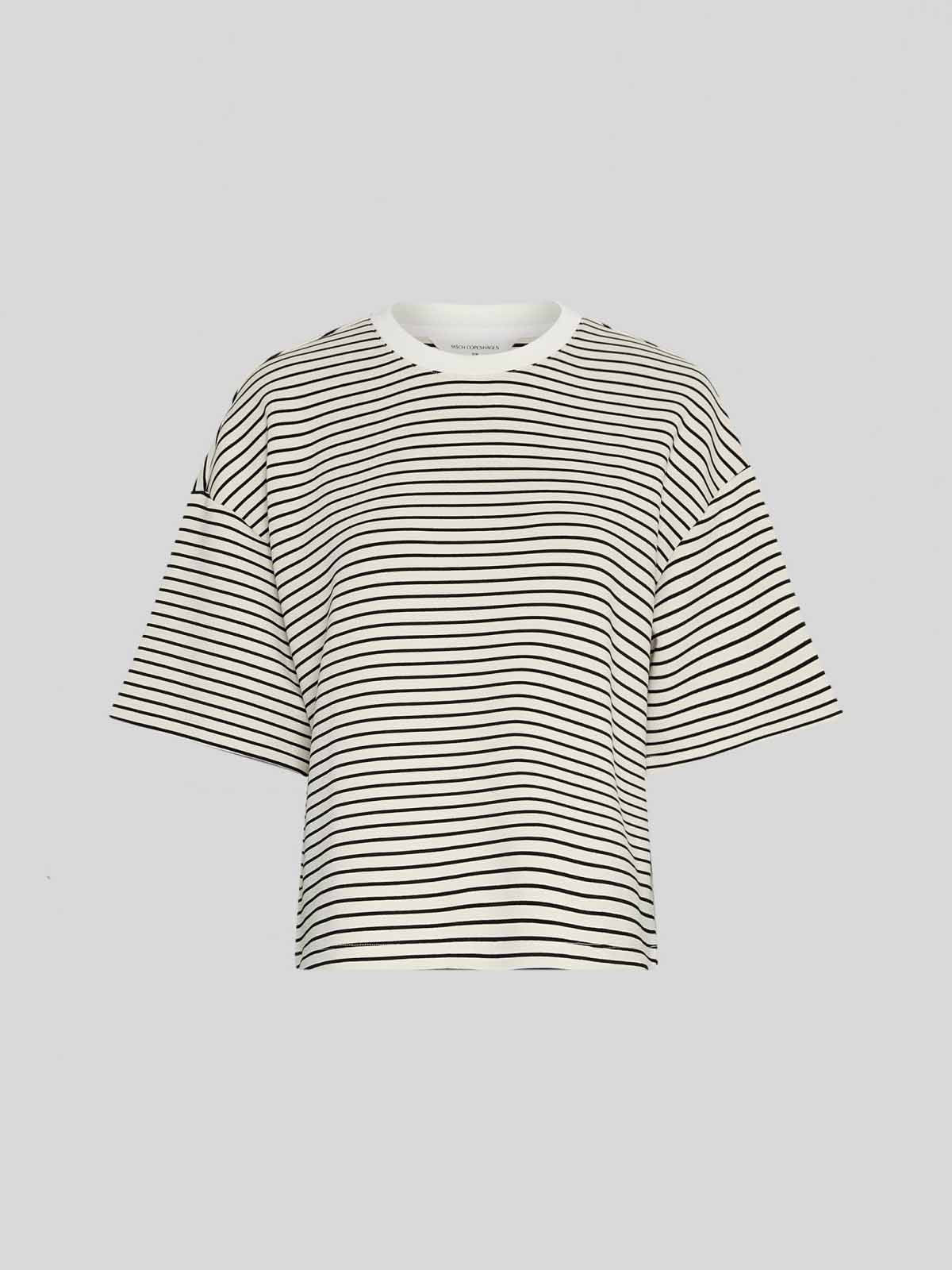 MSCH Nilda Ima Q SS Sweatshirt Oatmeal Black