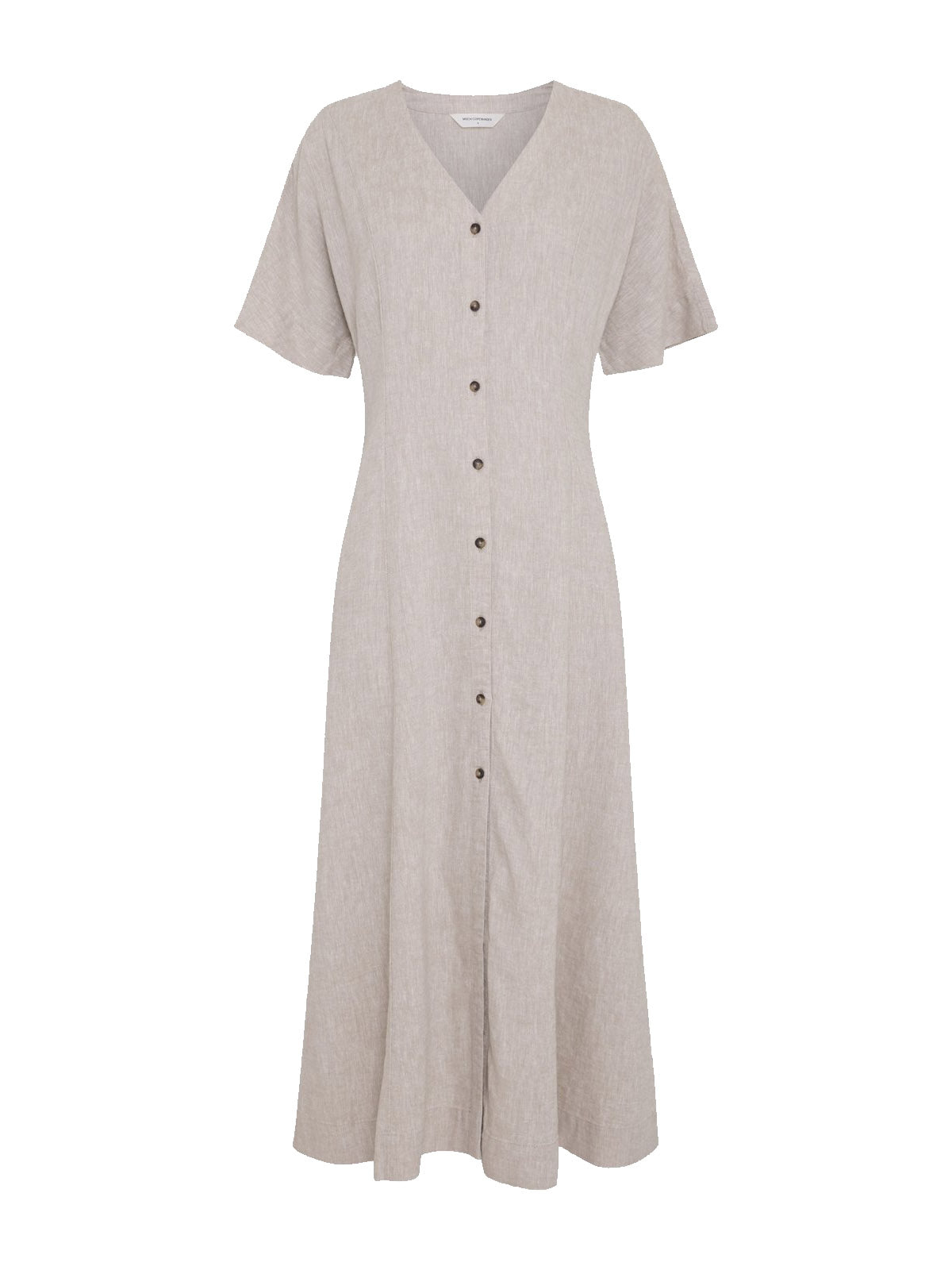 MSCH Viana Ginia SS Shirt Dress Sand Melange