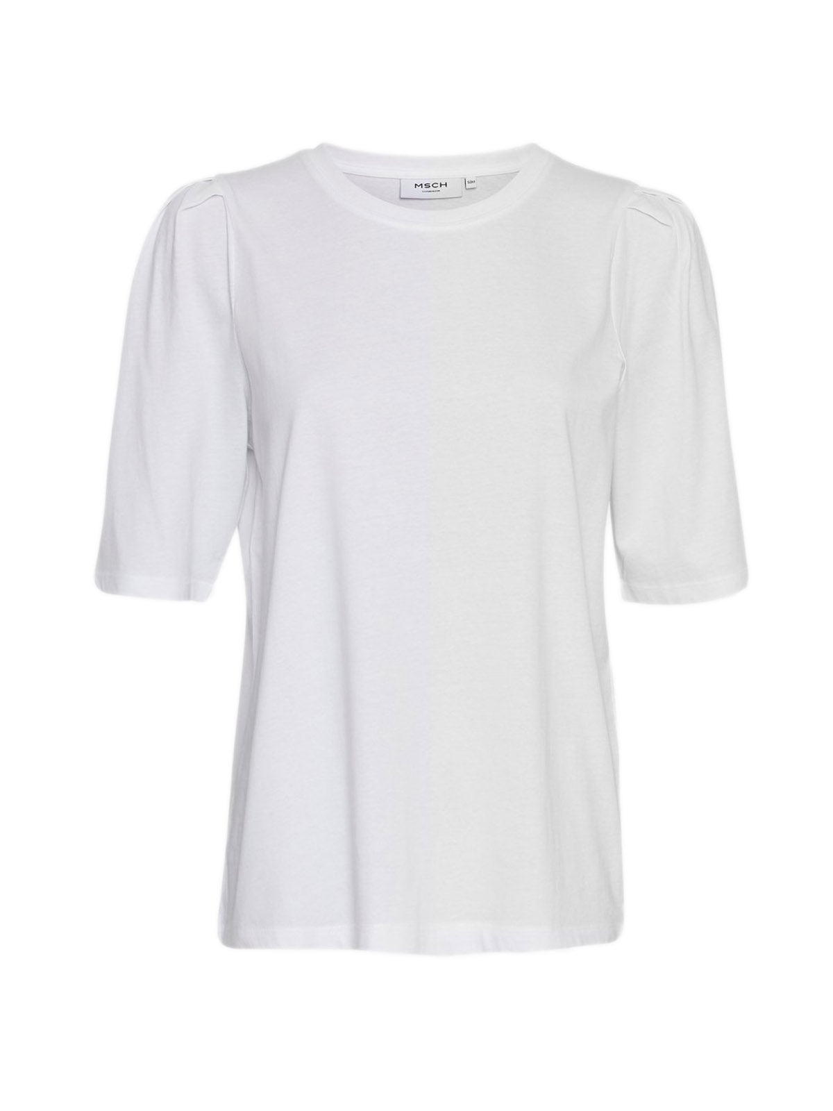 MSCH Begitta Organic Puff Tee Bright White
