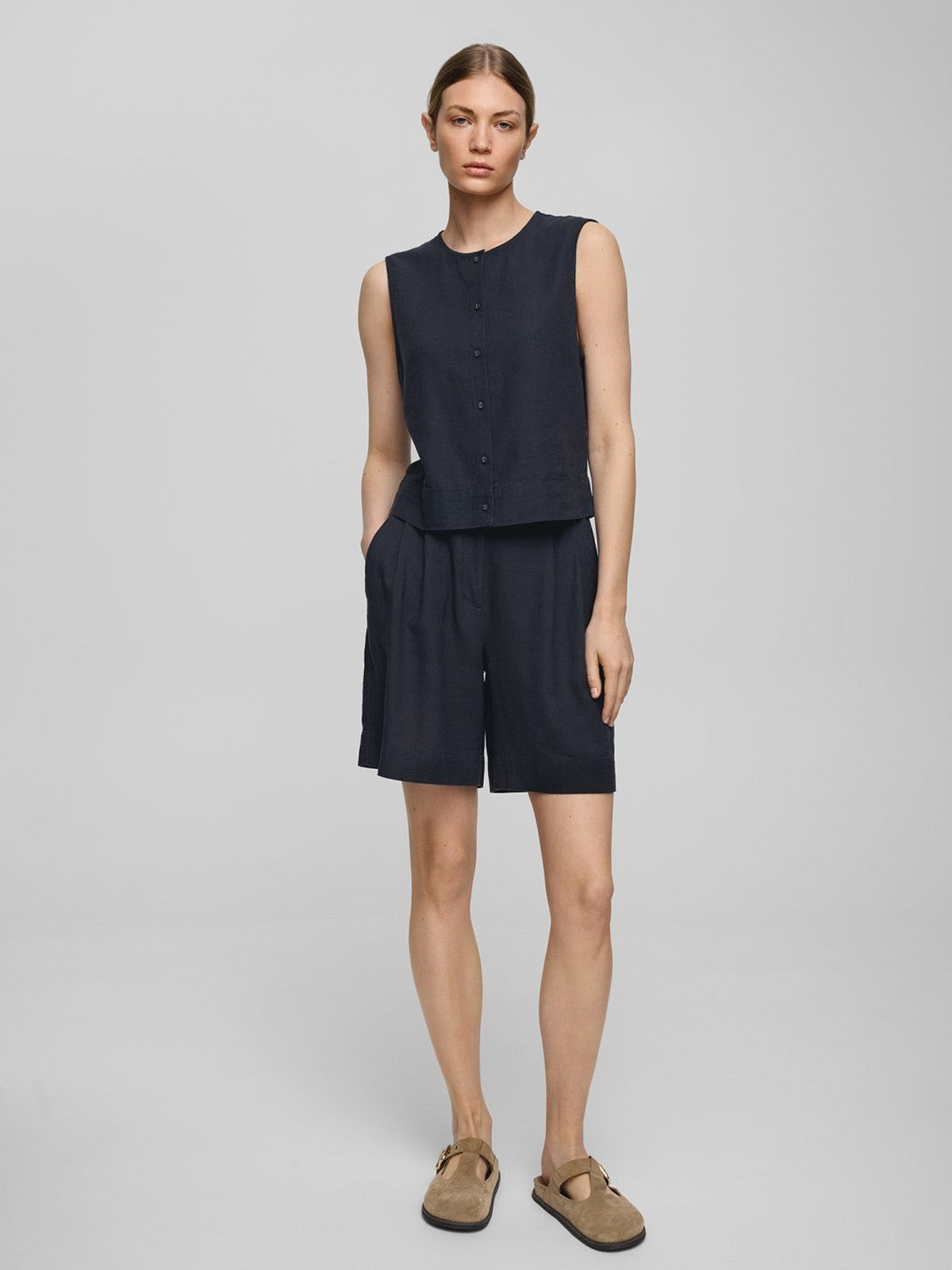 MSCH Pennie Ginia HW Shorts Phantom