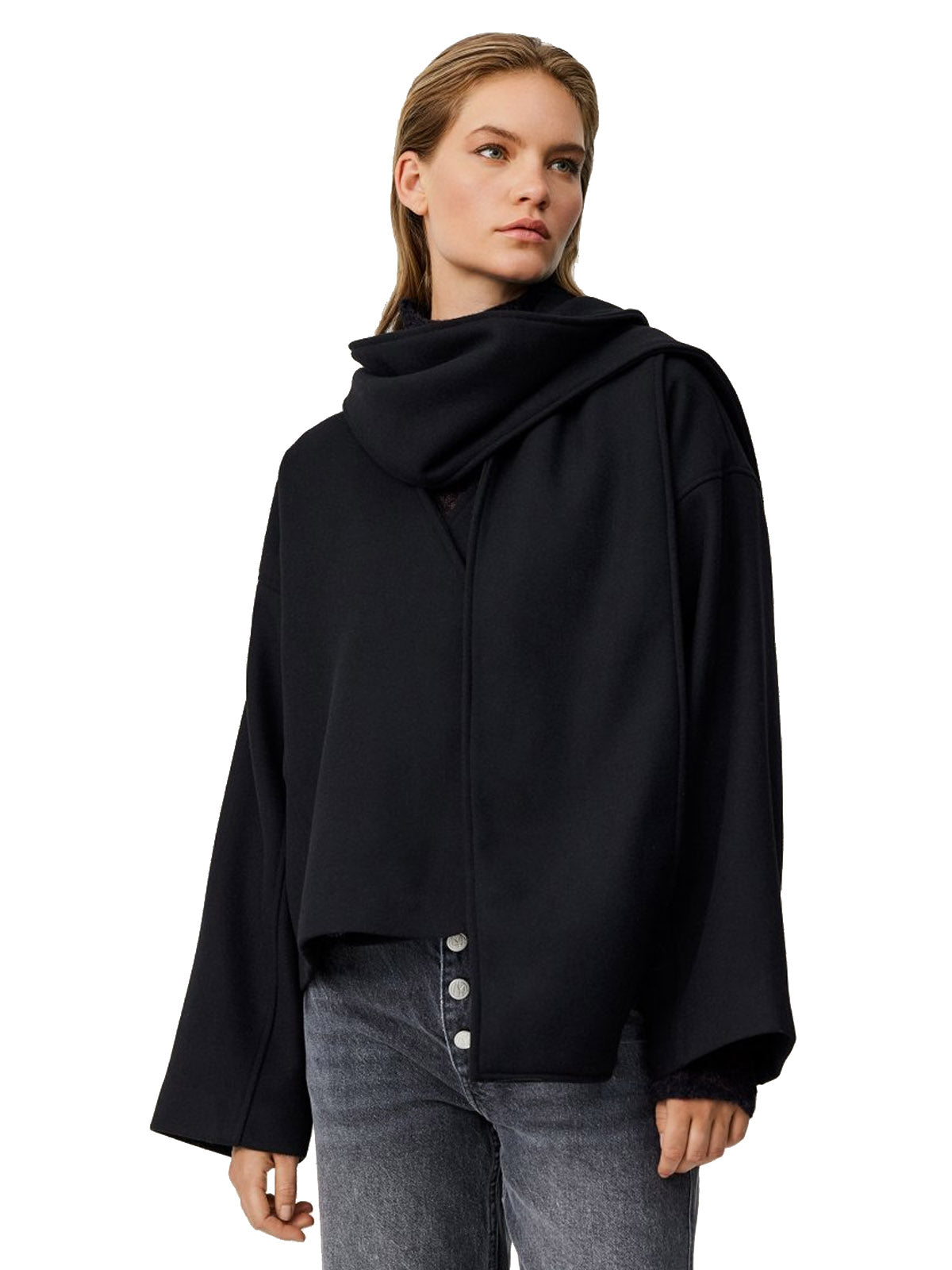 MSCH Syden Scarf Jacket Black