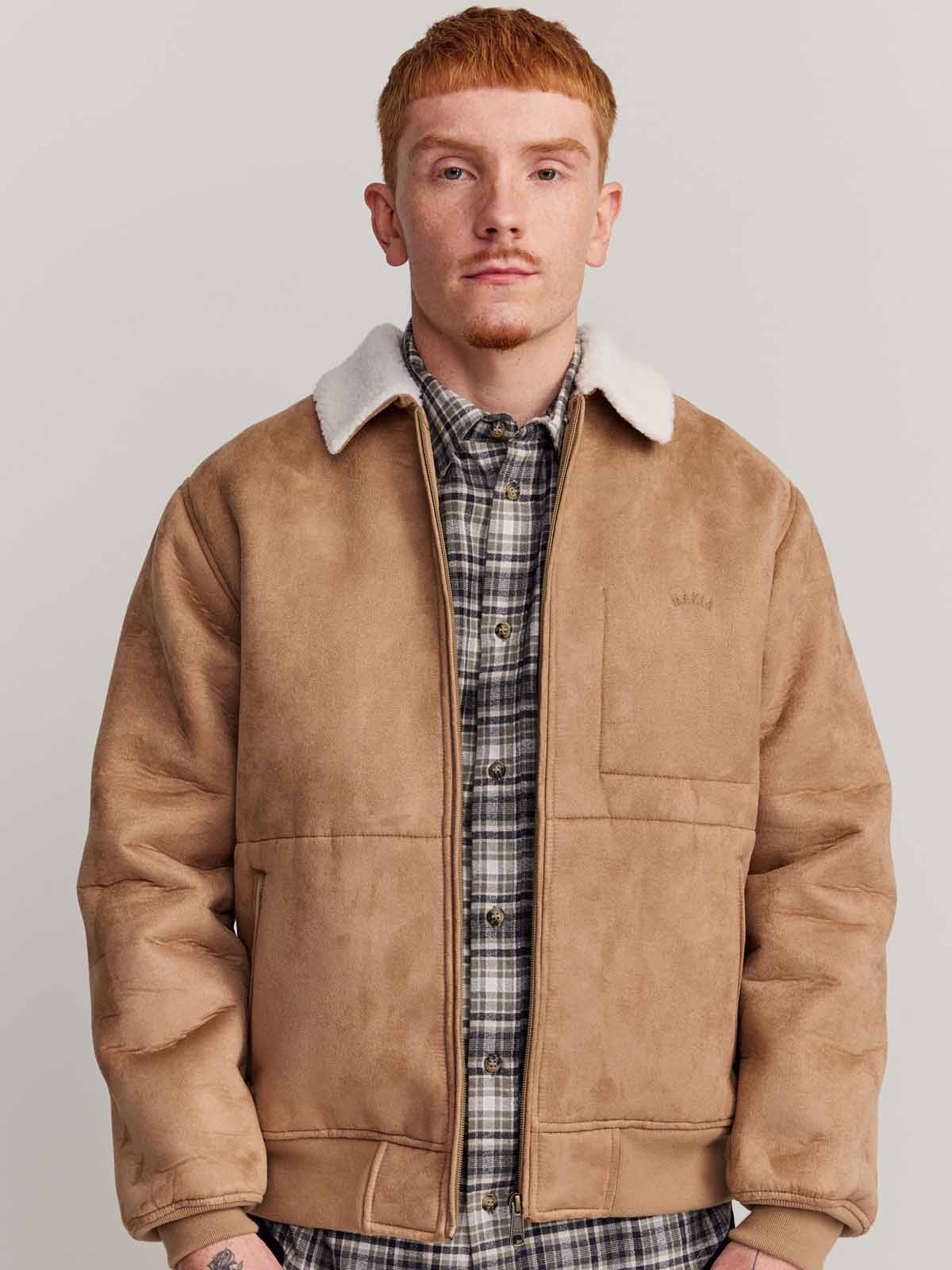 Makia Author Jacket Camel