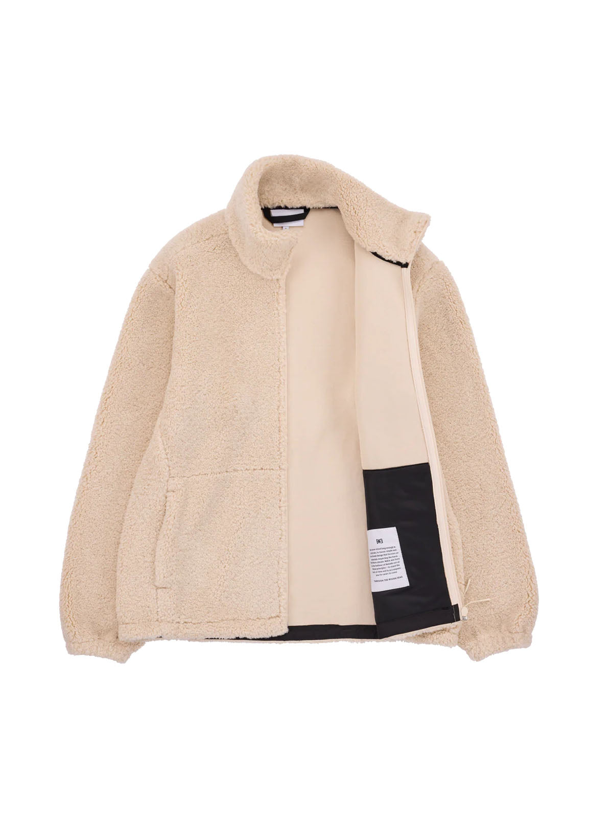 Makia W's Mia Zip Fleece Off White