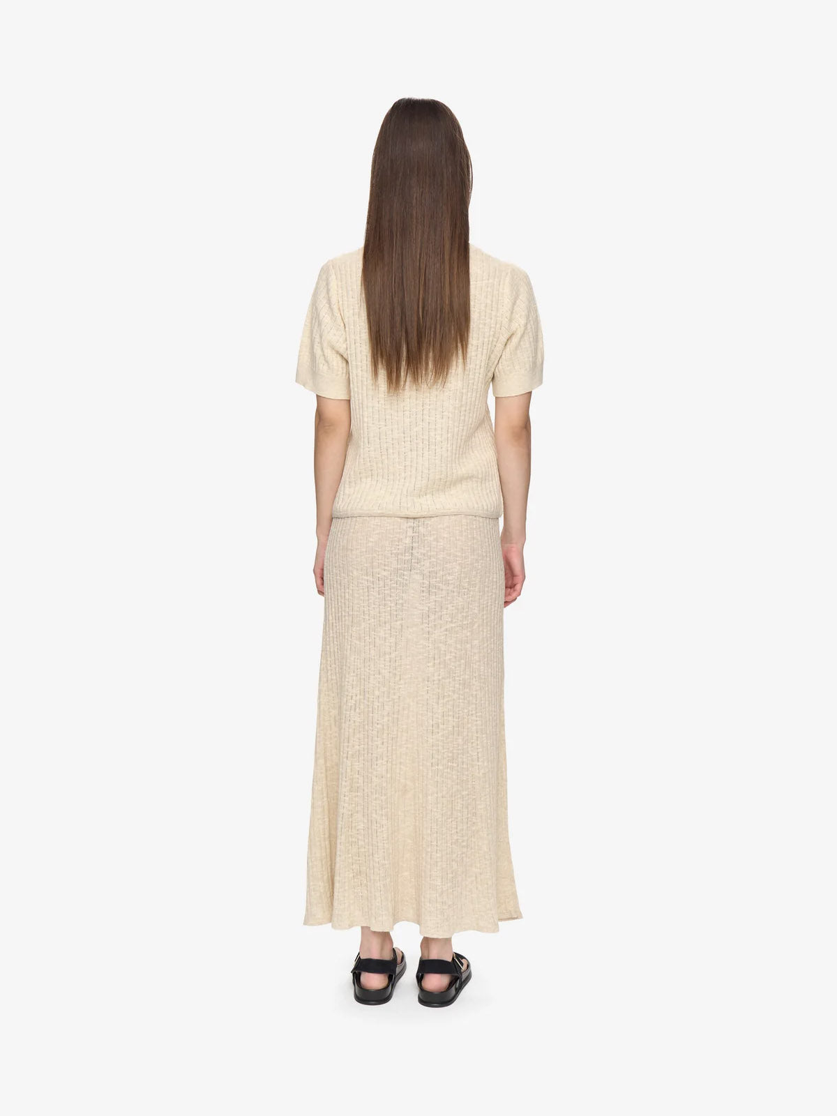 Minimum Aldina SS Jumper Brown Rice
