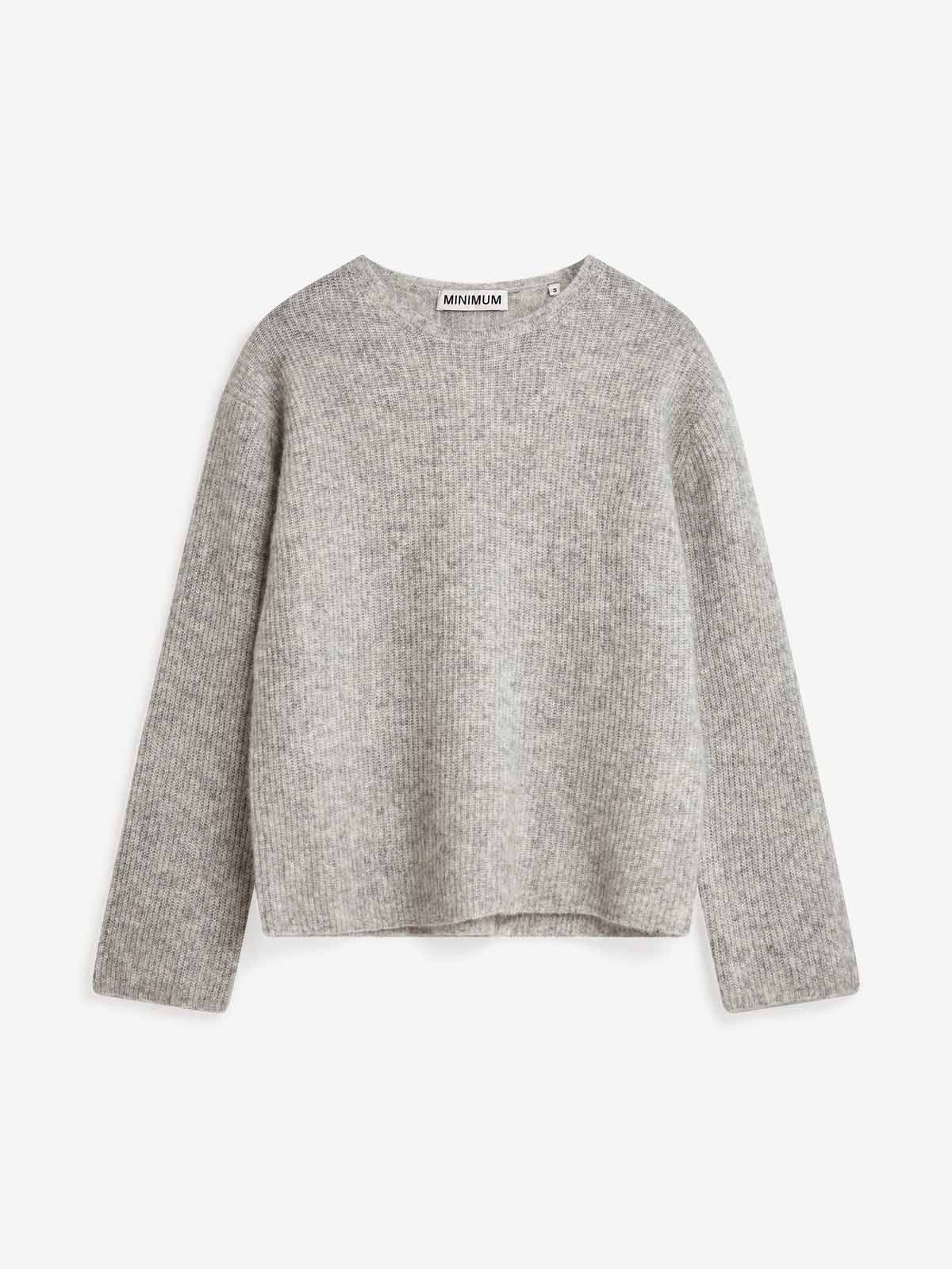 Minimum Calaha Jumper Light Grey Melange