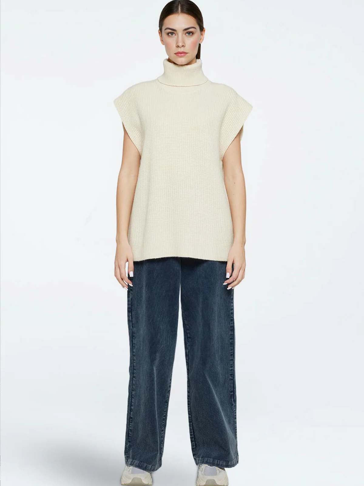 Minimum Naja Knit Vest Turtledove