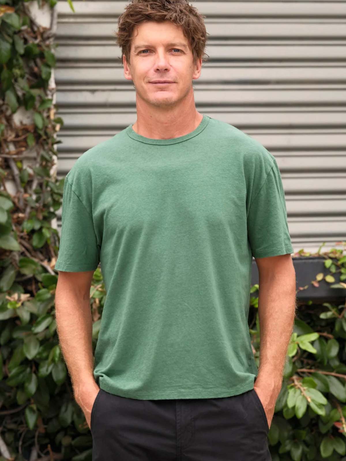 Mollusk Hemp Tee Grass Green