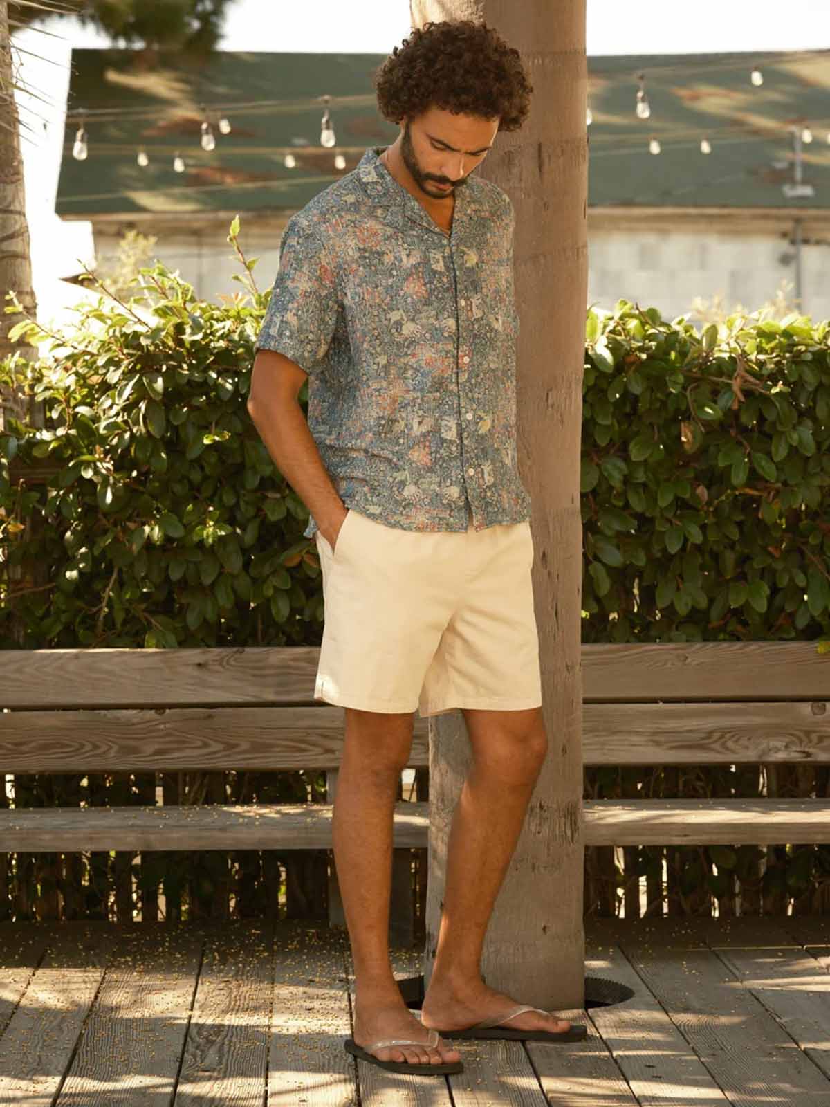 Mollusk Lined Summer Shorts Oat