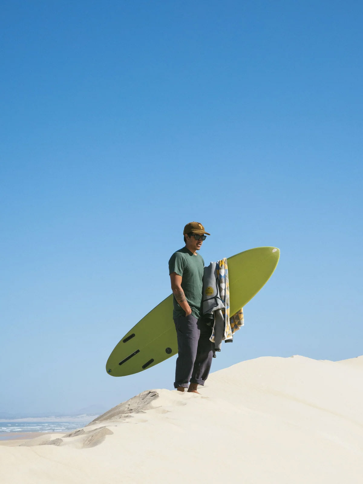 Mollusk Hemp Pocket Tee Forest