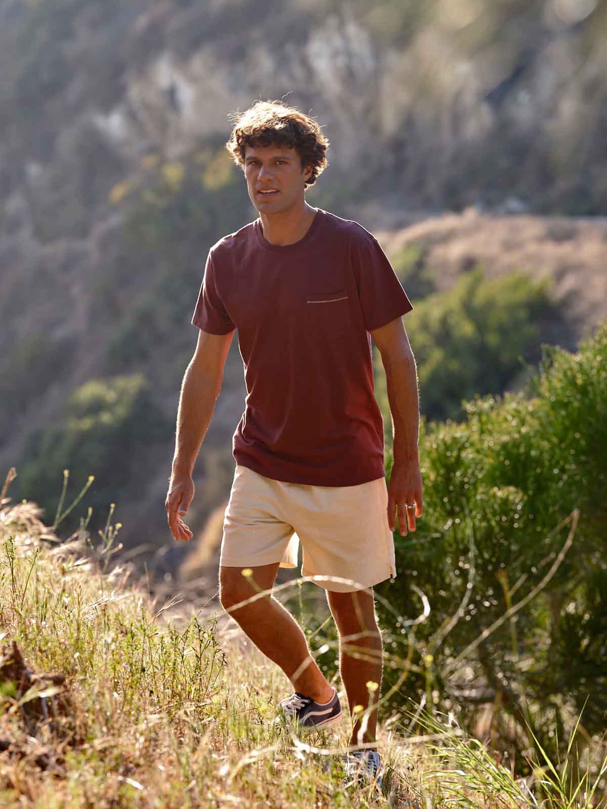 Mollusk Hemp Pocket Tee Mulberry