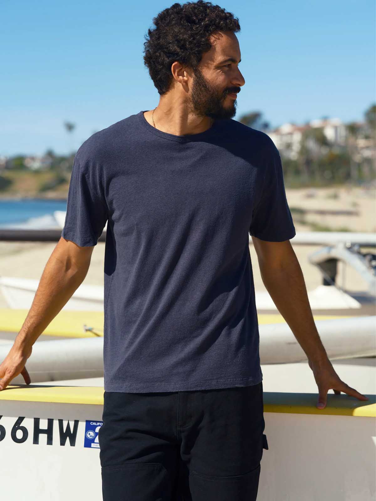 Mollusk Hemp Tee Navy