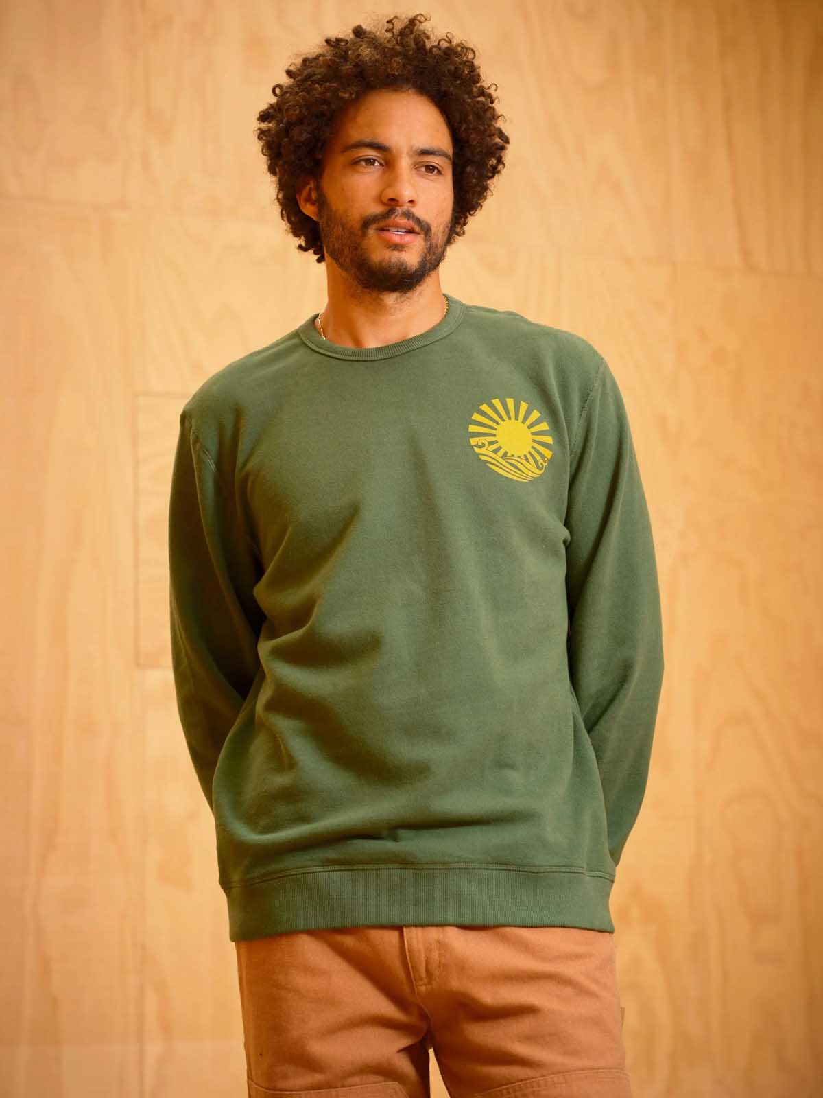 Mollusk Kanpai Crew Dark Rover Green