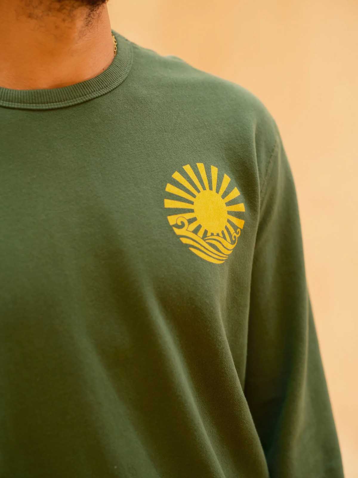 Mollusk Kanpai Crew Dark Rover Green