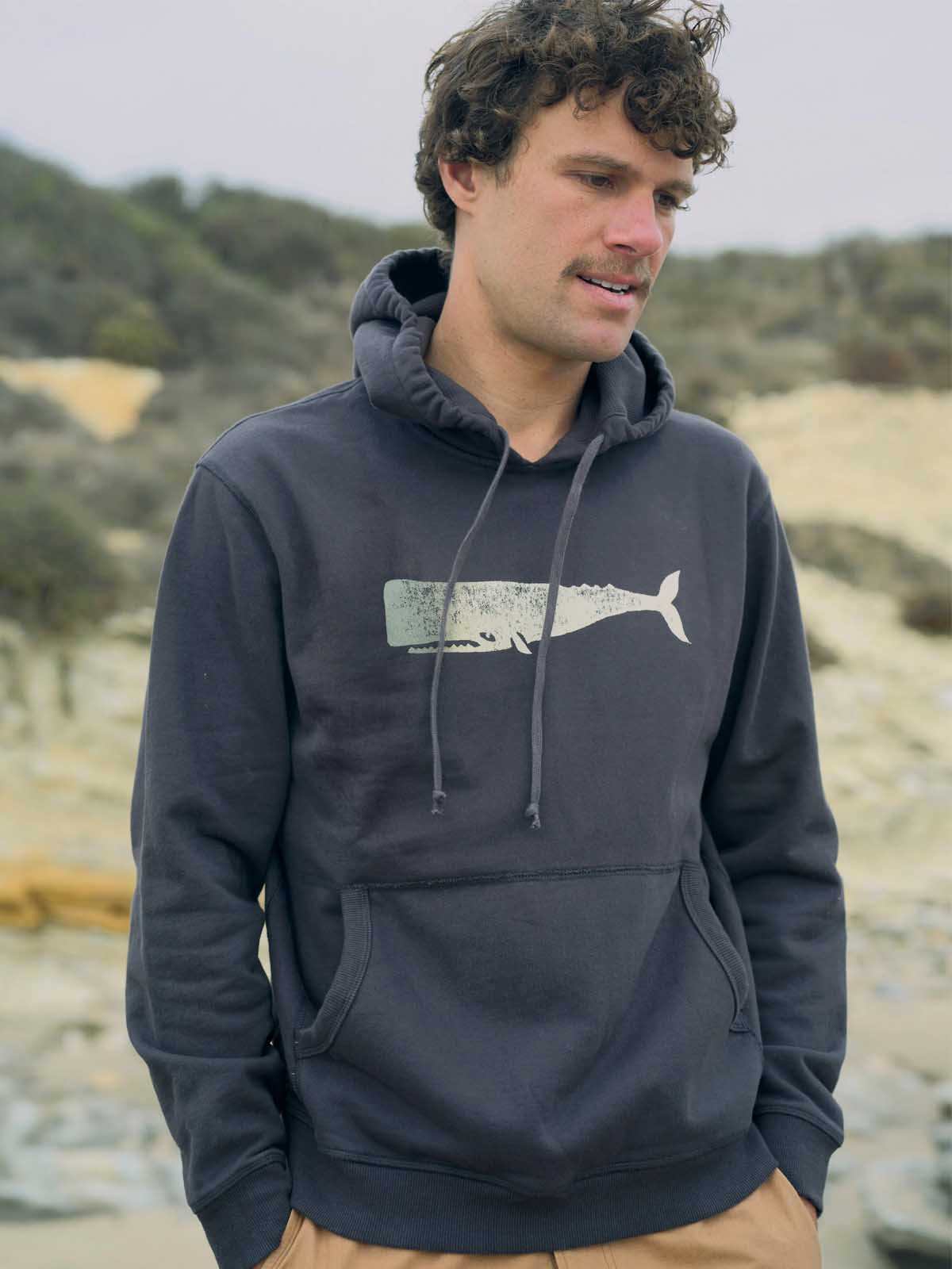 Mollusk Max Whale Pullover Navy