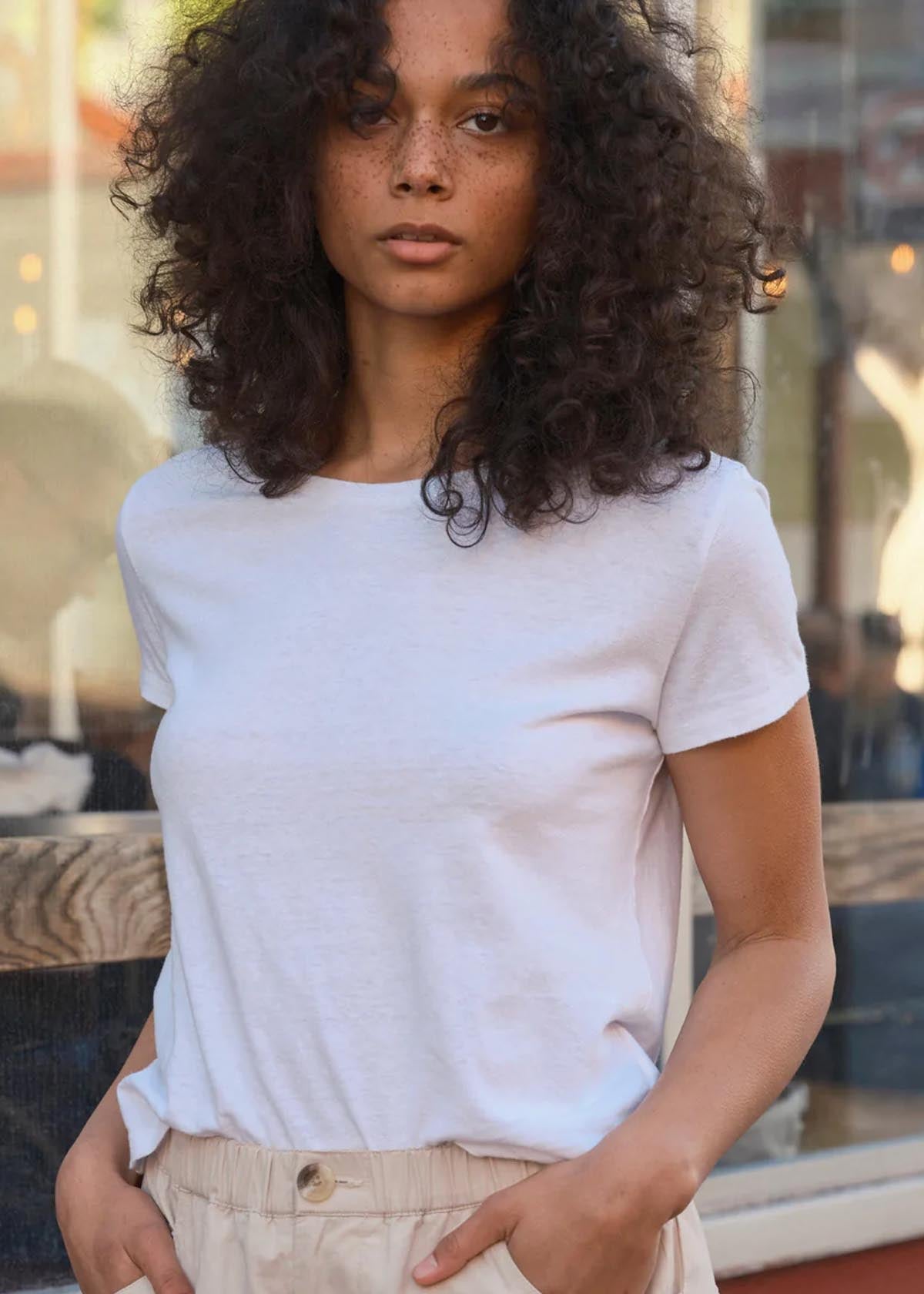 Mollusk Womens Essential Tee White