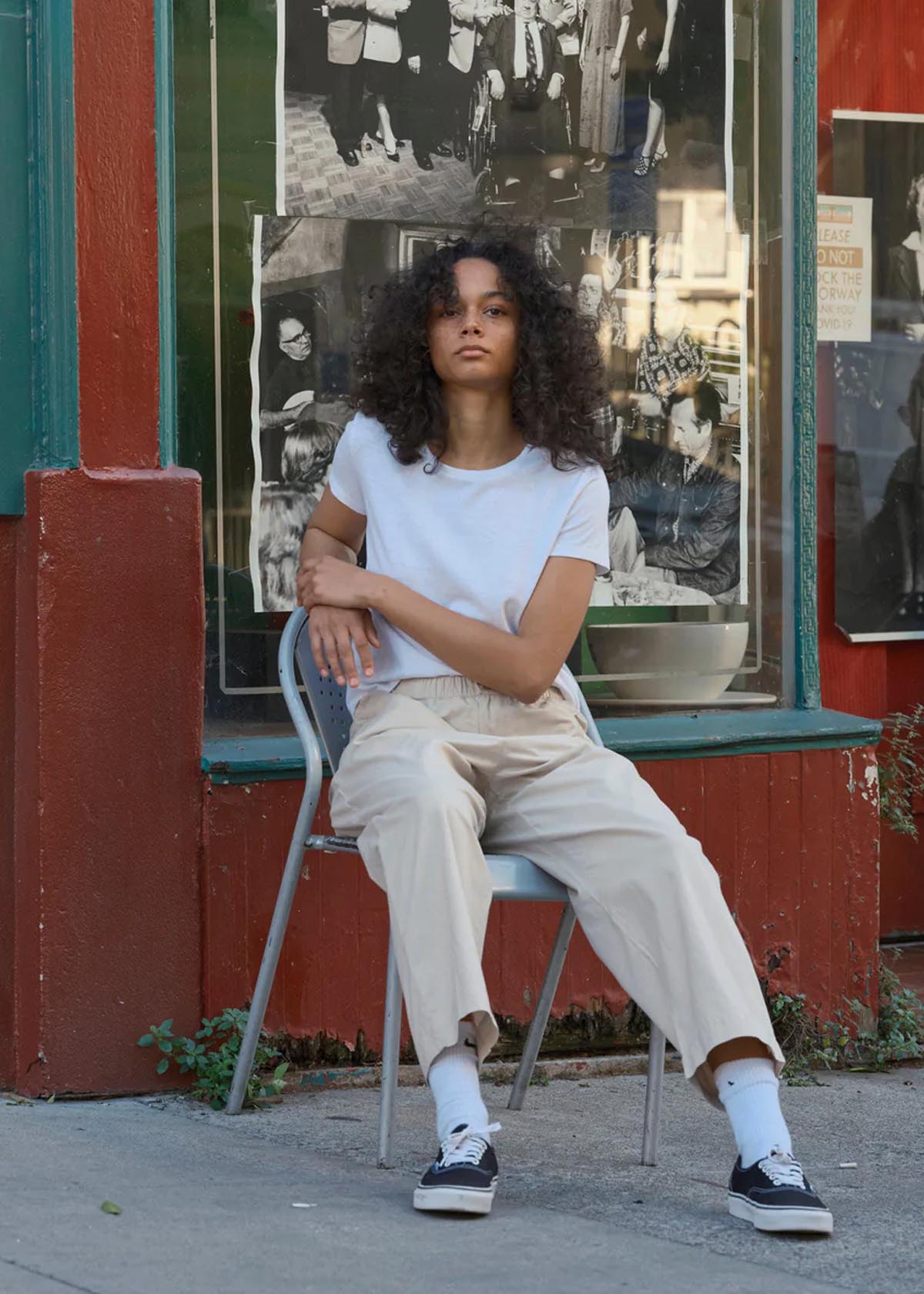 Mollusk Womens Essential Tee White