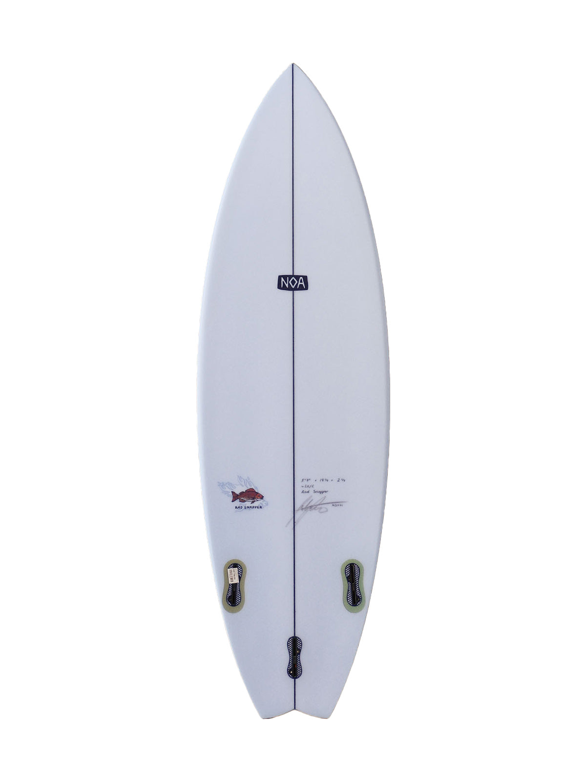 NOA Surfboards x Visitor Rad Snapper 5'7
