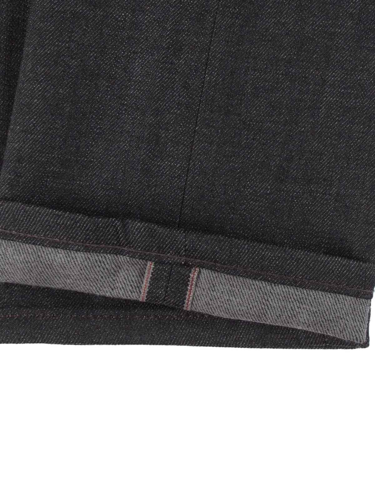 Naked & Famous Denim Weird Guy Black Grey Strech Selvedge L30