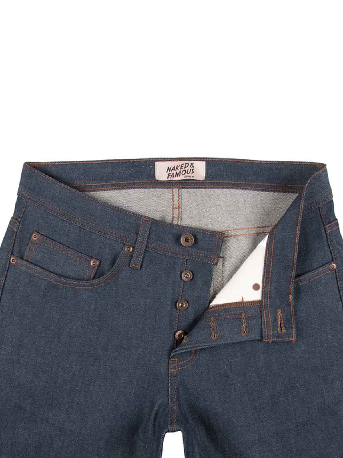 Naked & Famous Denim Weird Guy Natural Indigo Selvedge L30