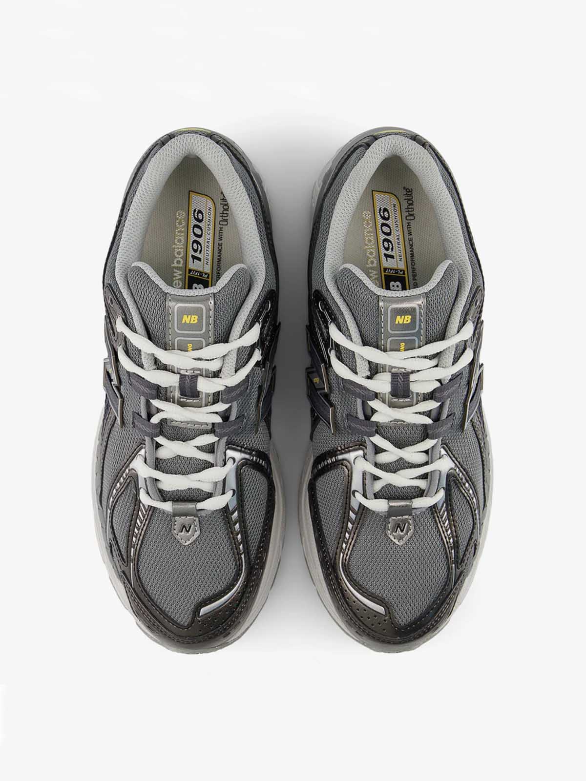 New Balance U 1906 R Slate Grey Black Metallic White Peach