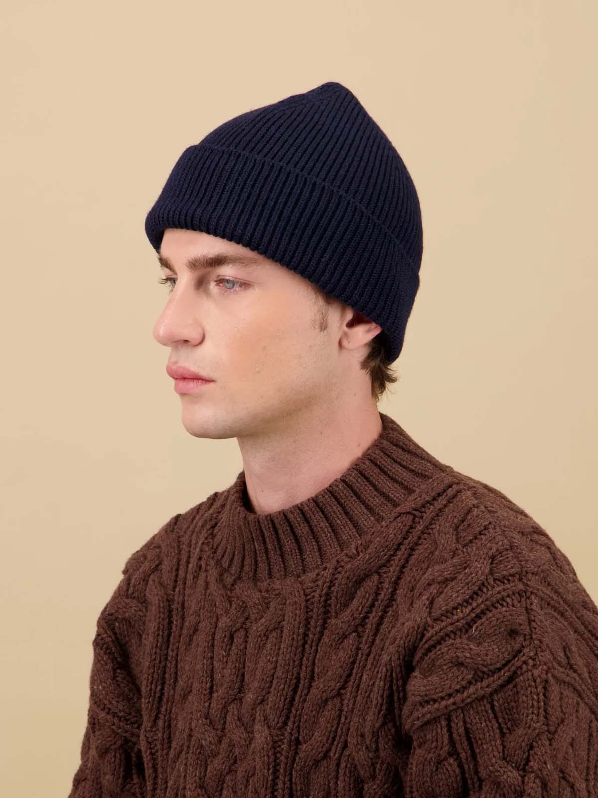 Nitto Beanie Ara Merino Wool Navy