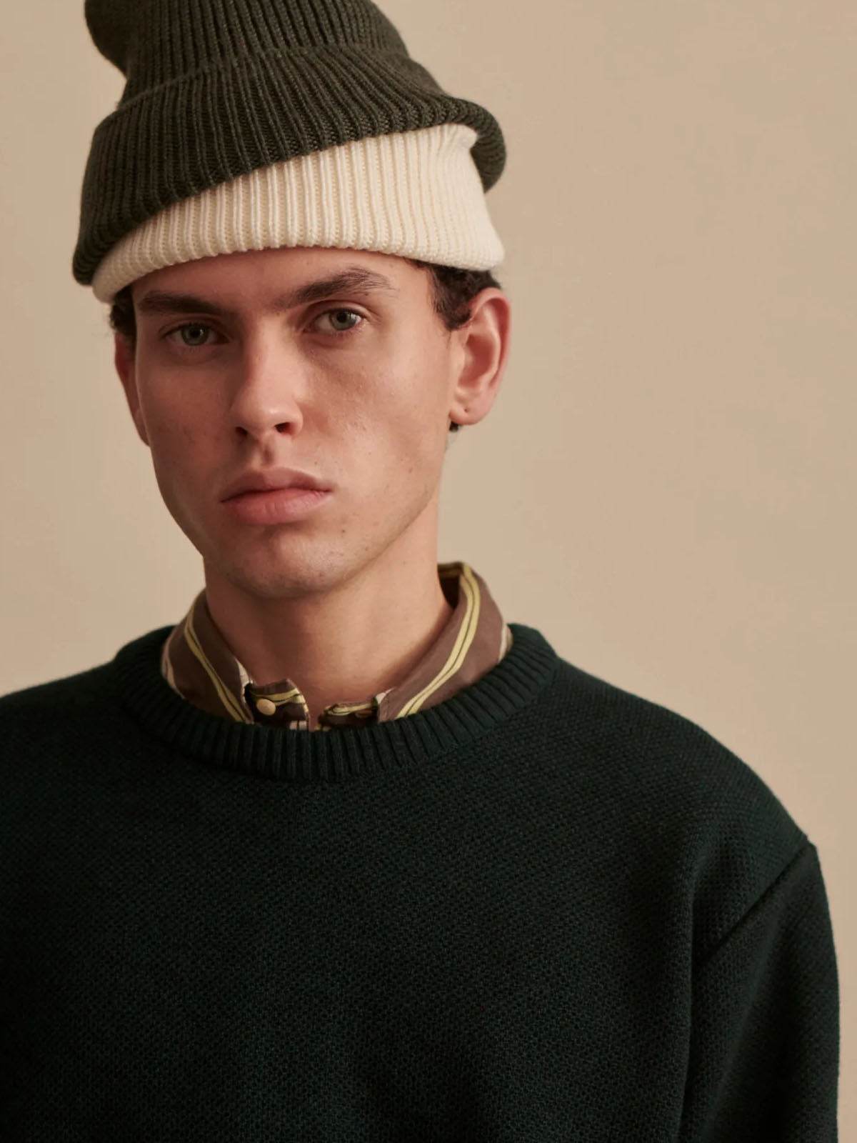 Nitto Merino Jumper Youri Forest Green