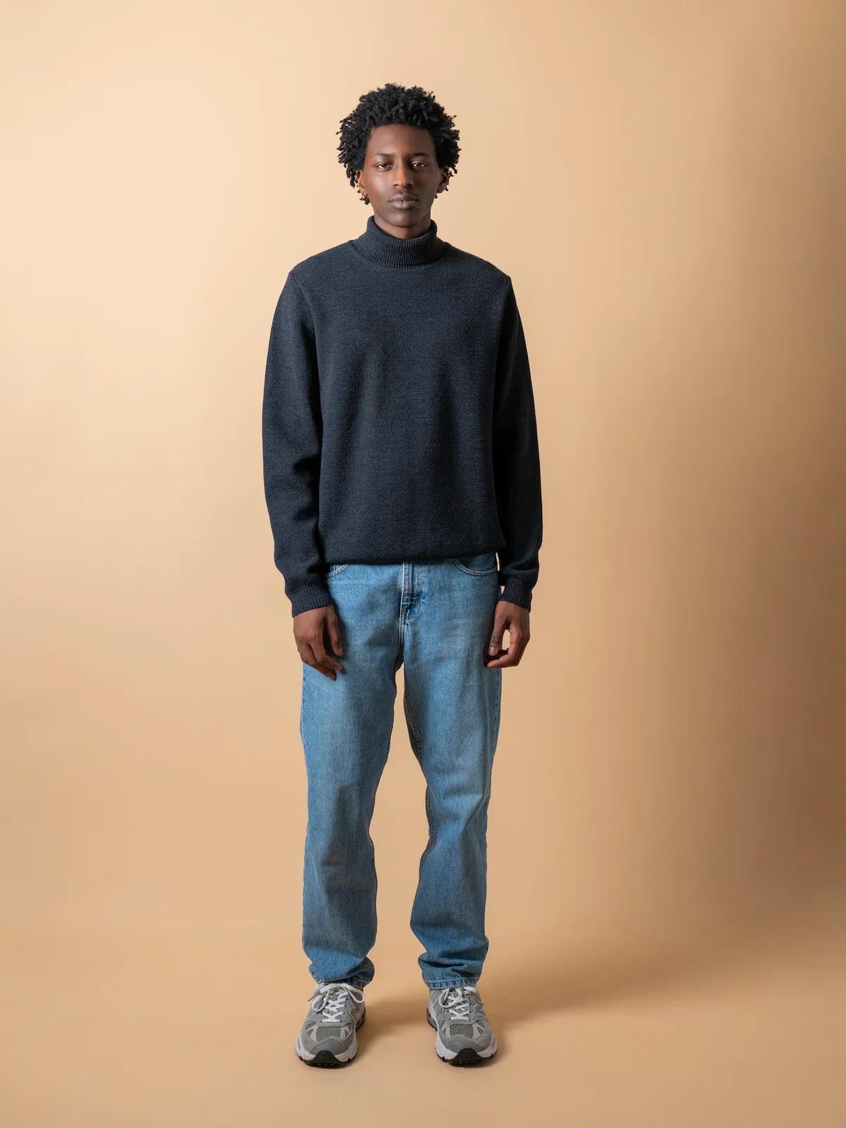 Nitto Merino Turtle Neck Jumper Youri Anthracite