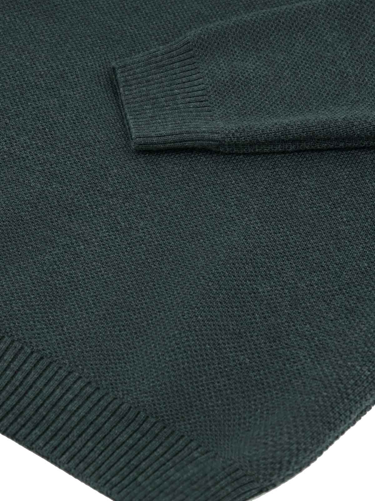 Nitto Merino Zip Jumper Youri Forest Green