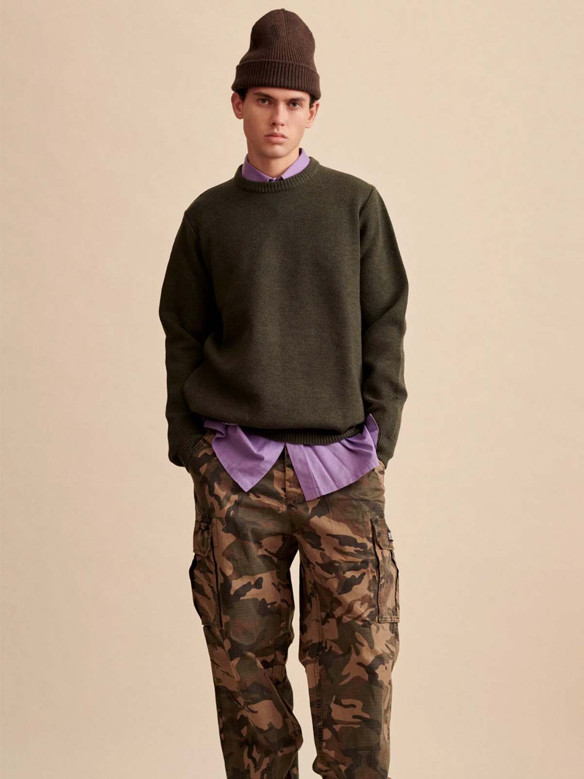 Nitto Merino Jumper Youri Kaki