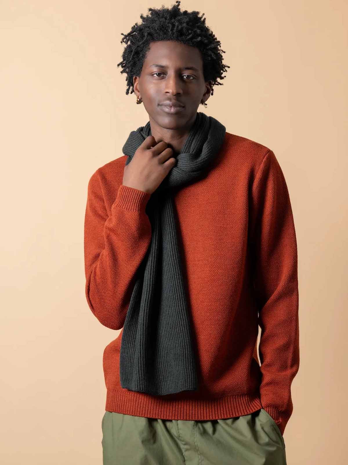 Nitto Scarf Loris Merino Wool Kaki