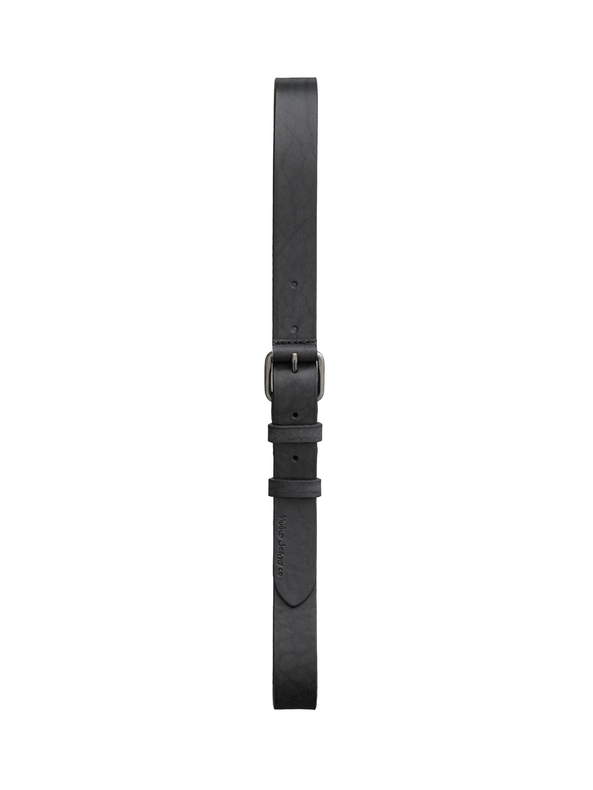 Nudie Jeans Co Dwayne Leather Belt Black