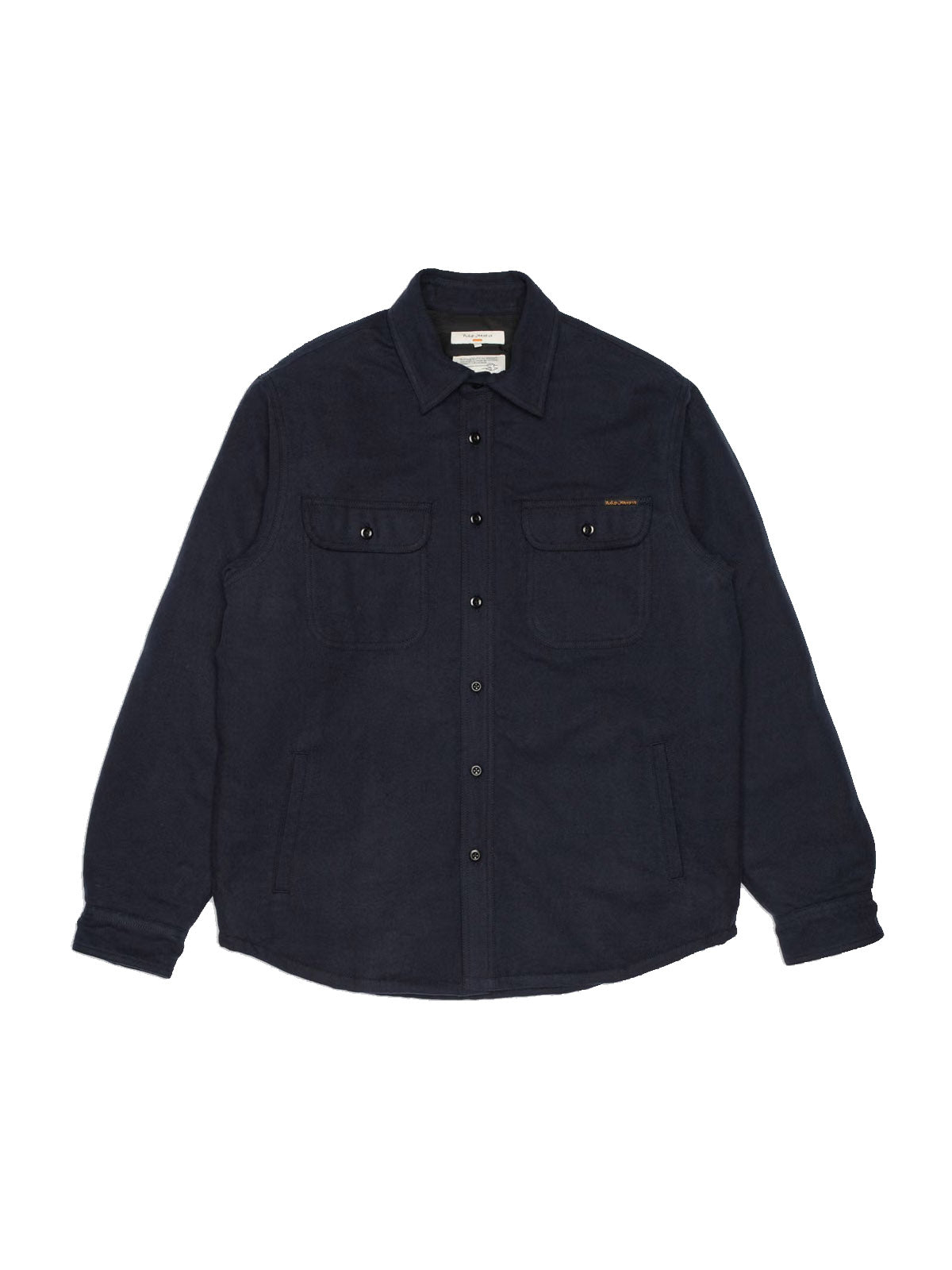 Nudie Jeans Co Glenn Padded Shirt Flannel Blueberry