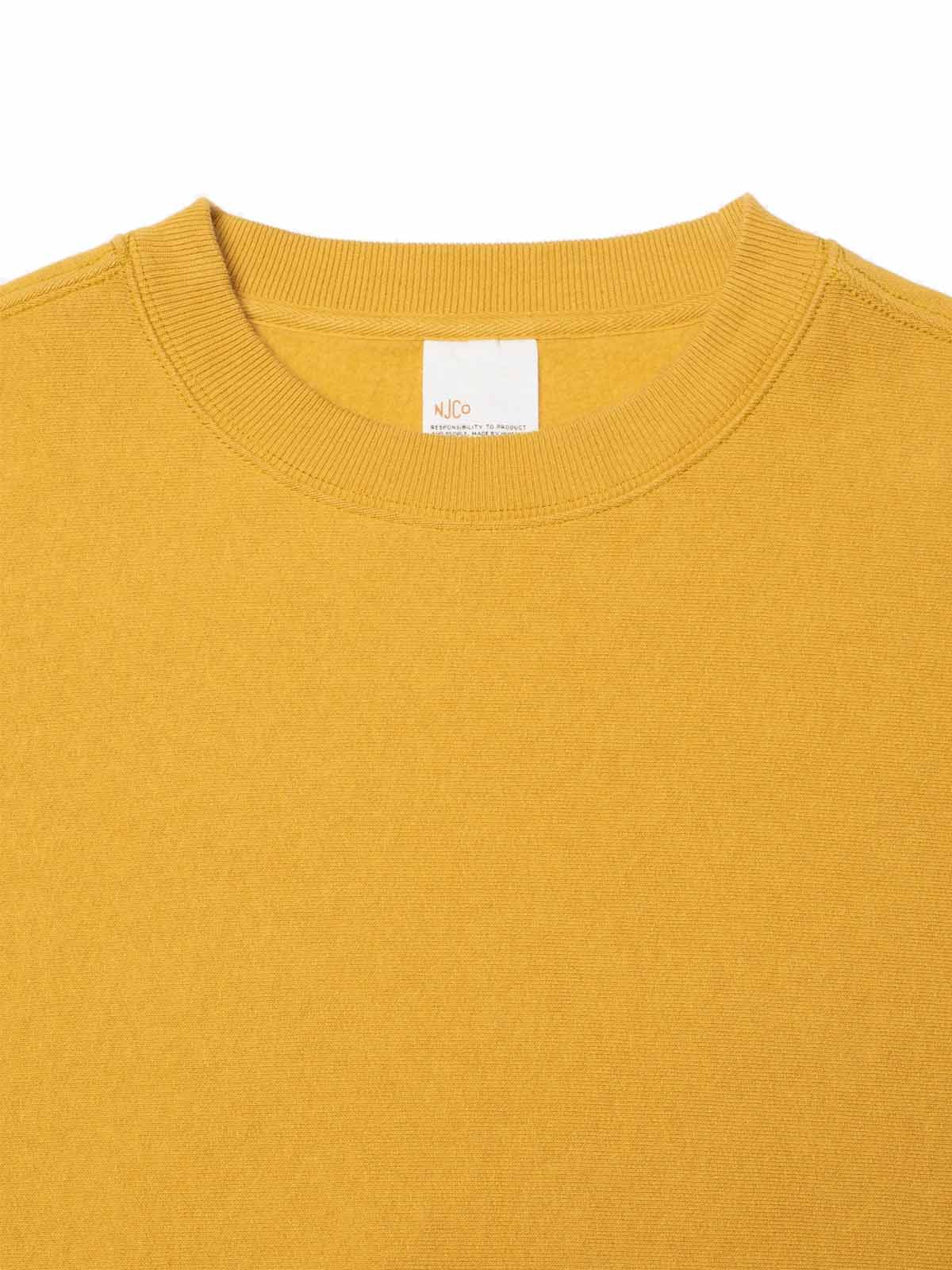 Nudie Jeans Co Hasse Crew Neck Sweatshirt Old Yellow