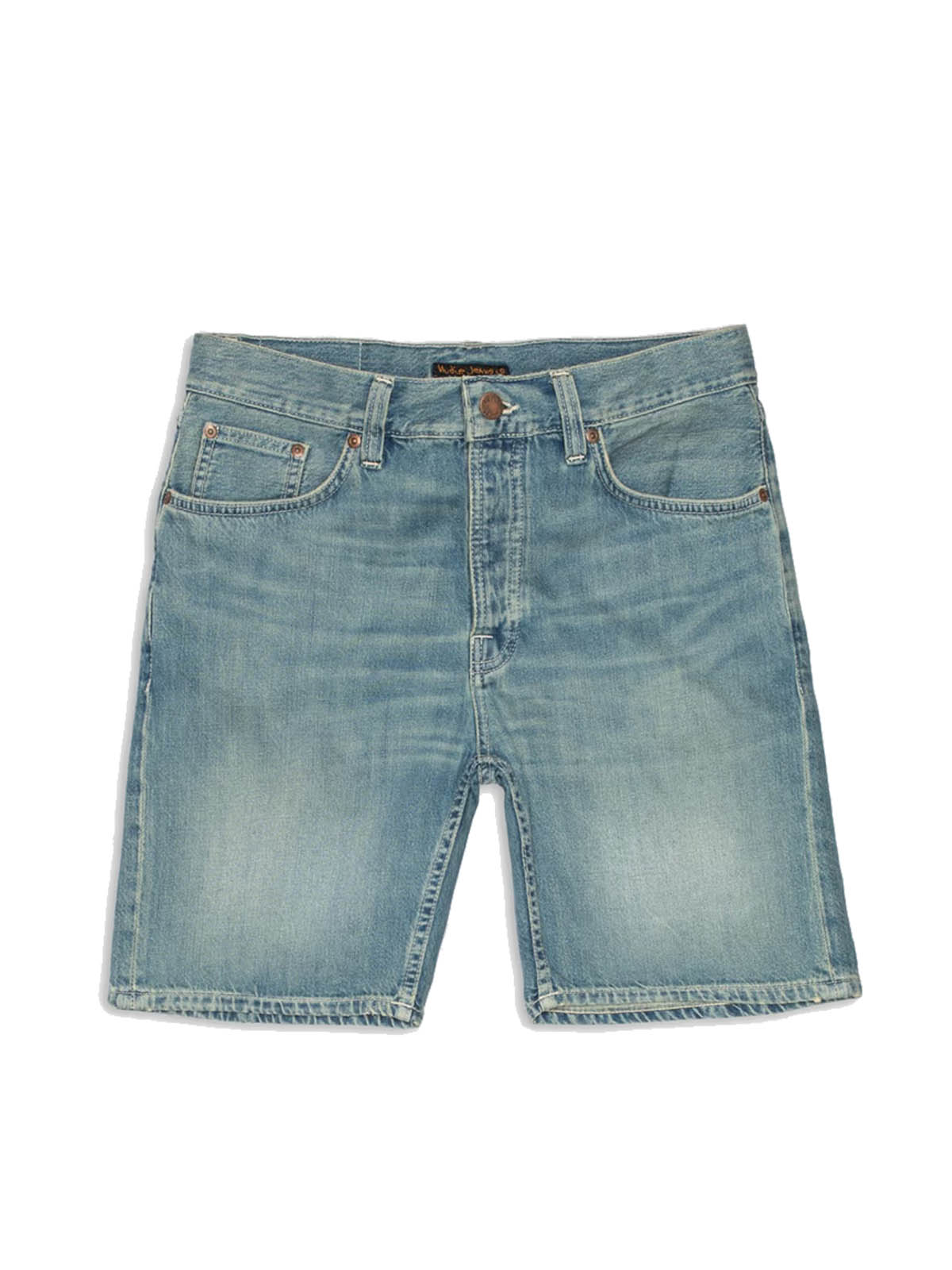 Nudie Jeans Co Seth Shorts Drift Wood Light Blue