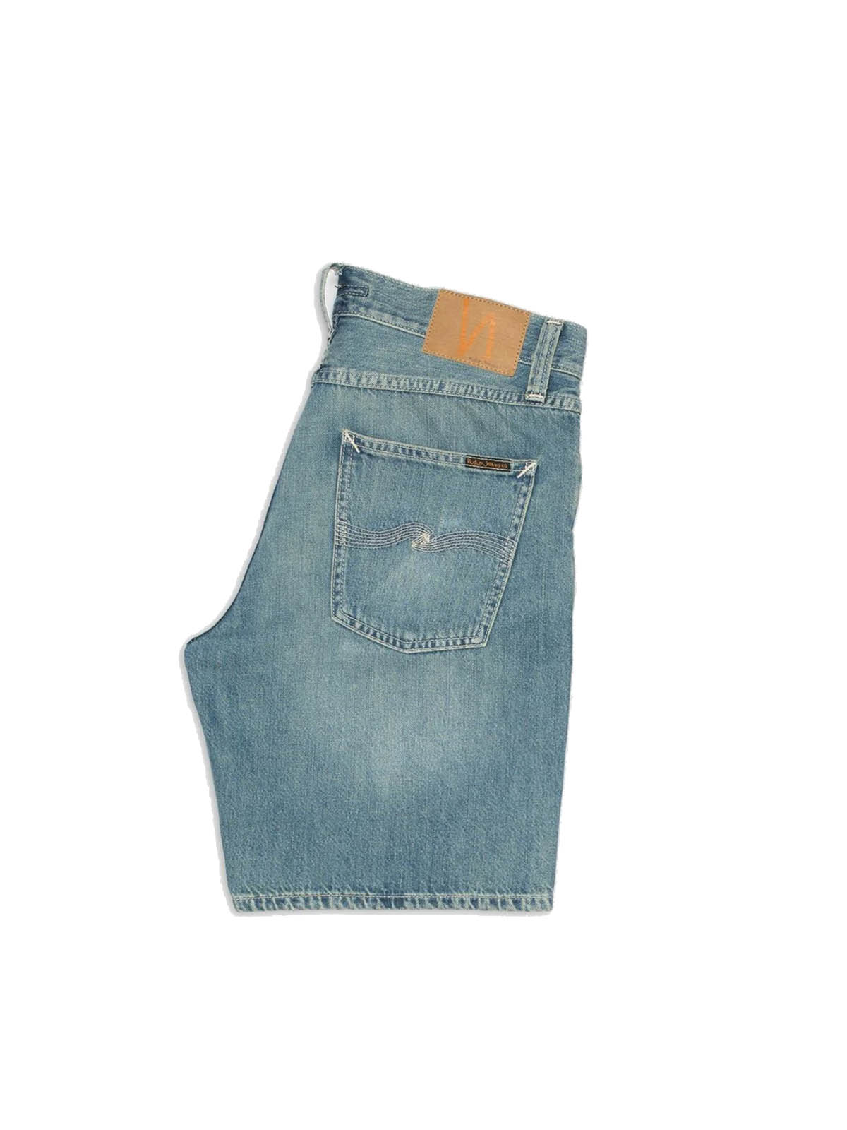 Nudie Jeans Co Seth Shorts Drift Wood Light Blue