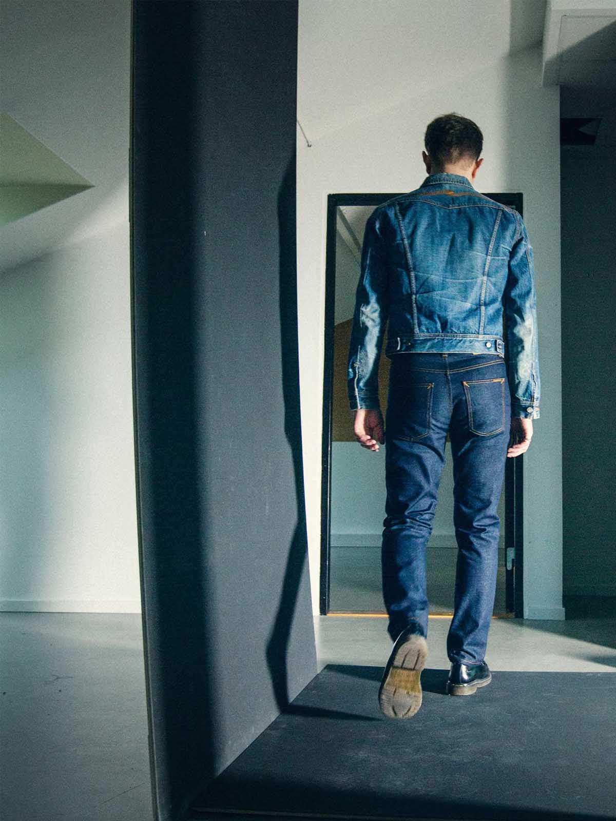 Nudie Jeans Co Solid Ollie Dry Abyss L30