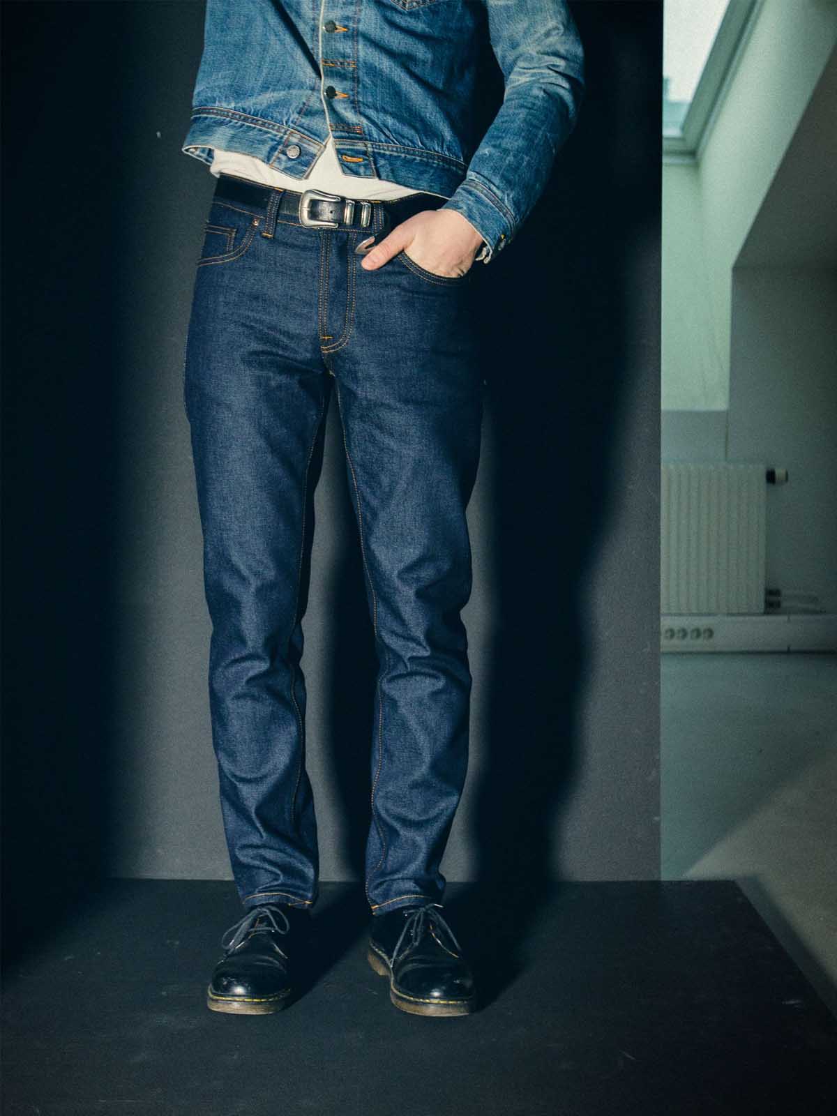 Nudie Jeans Co Solid Ollie Dry Abyss L30