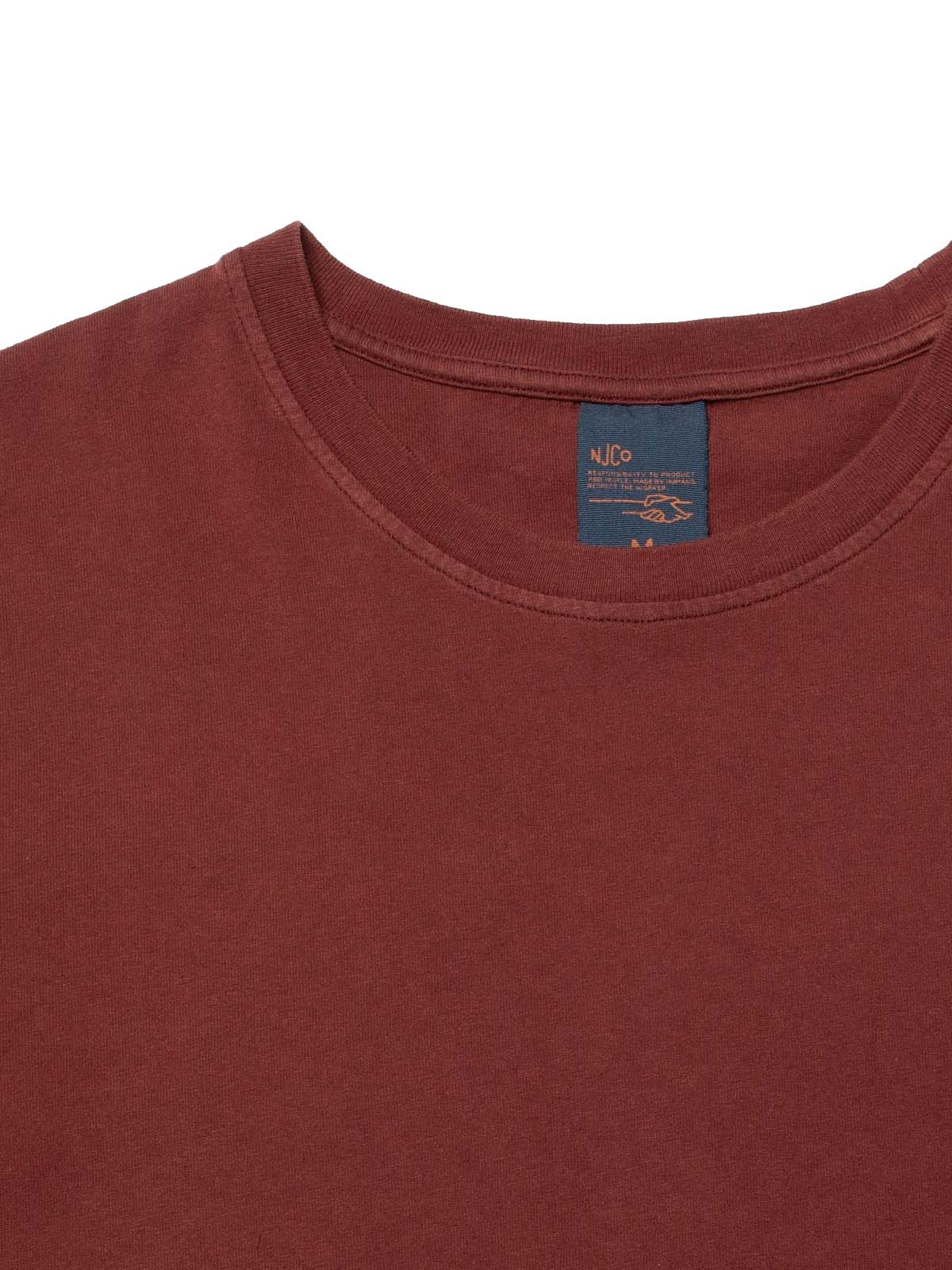Nudie Jeans Co Uno Everyday Tee Burgundy