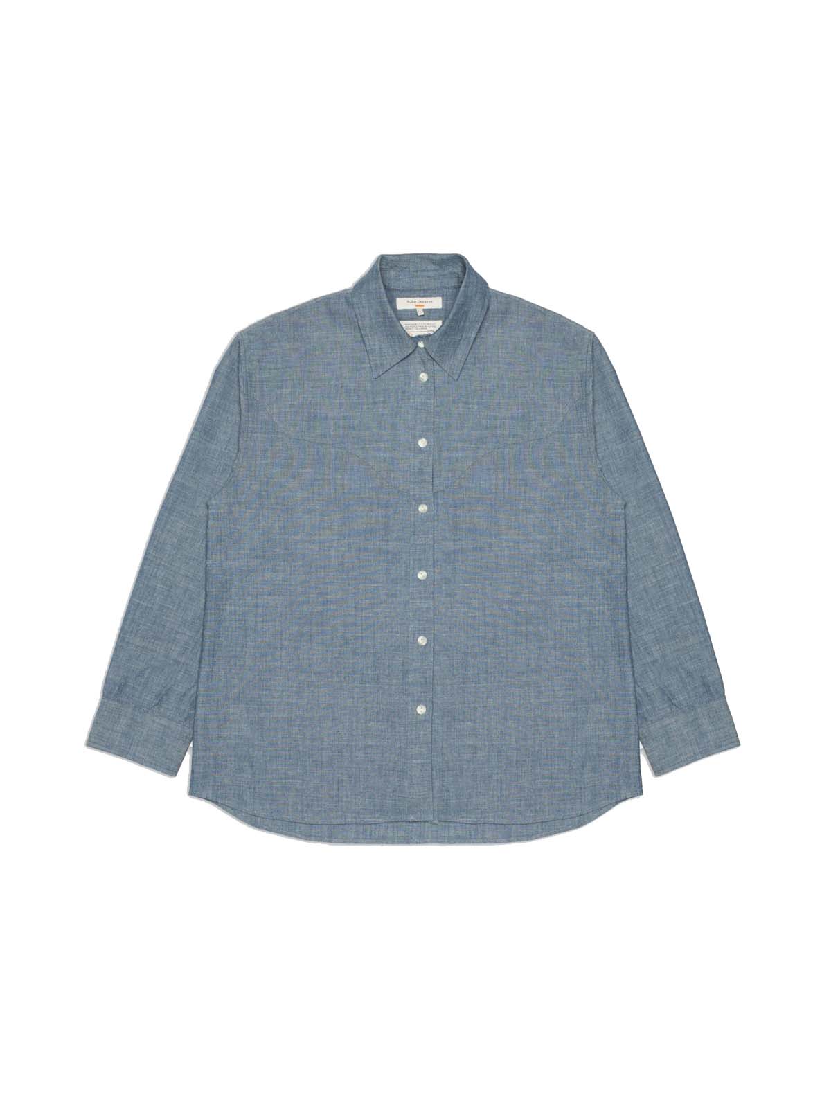 Nudie Jeans Co W's Daisy Chambray Western Shirt