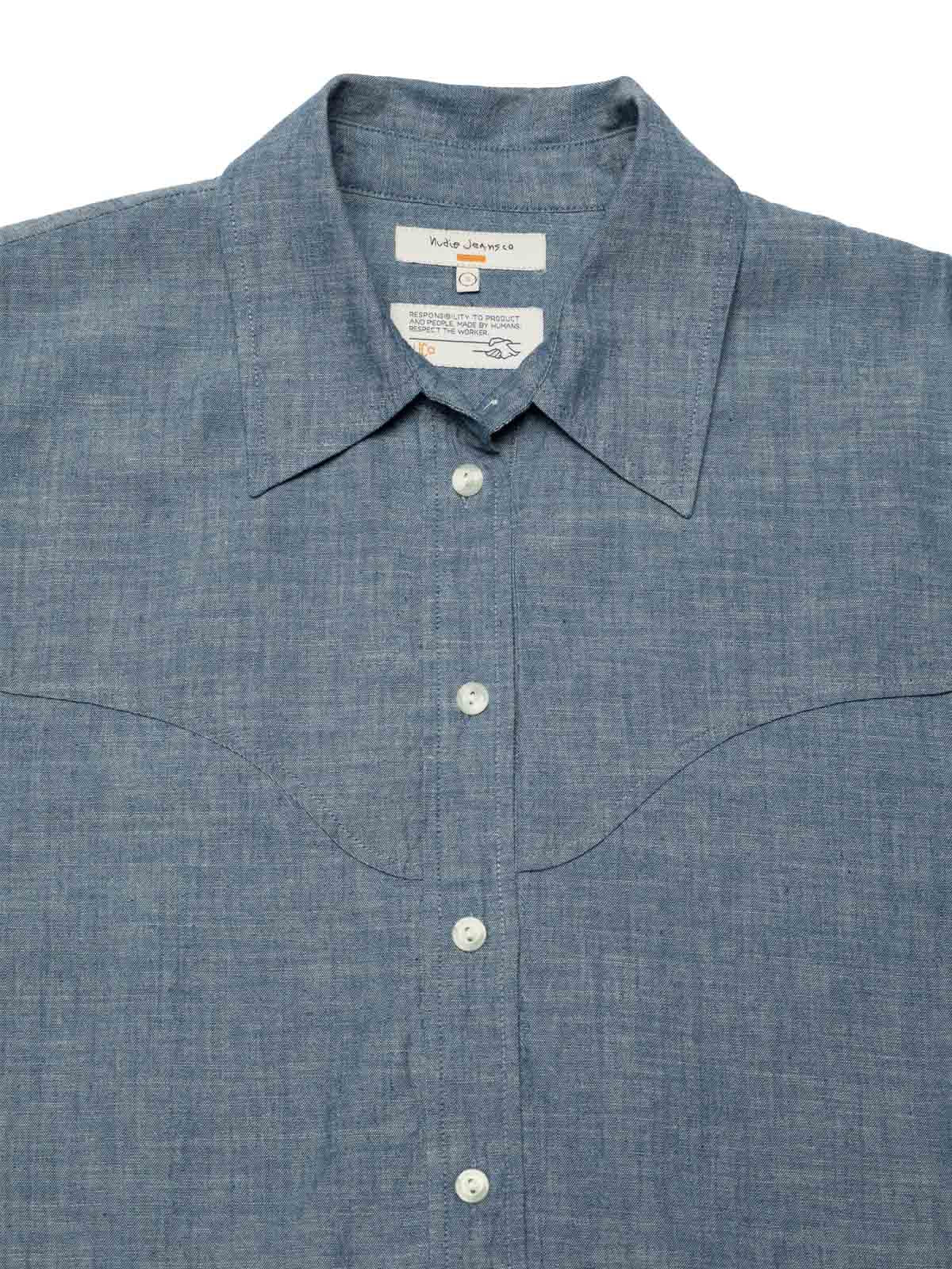 Nudie Jeans Co W's Daisy Chambray Western Shirt