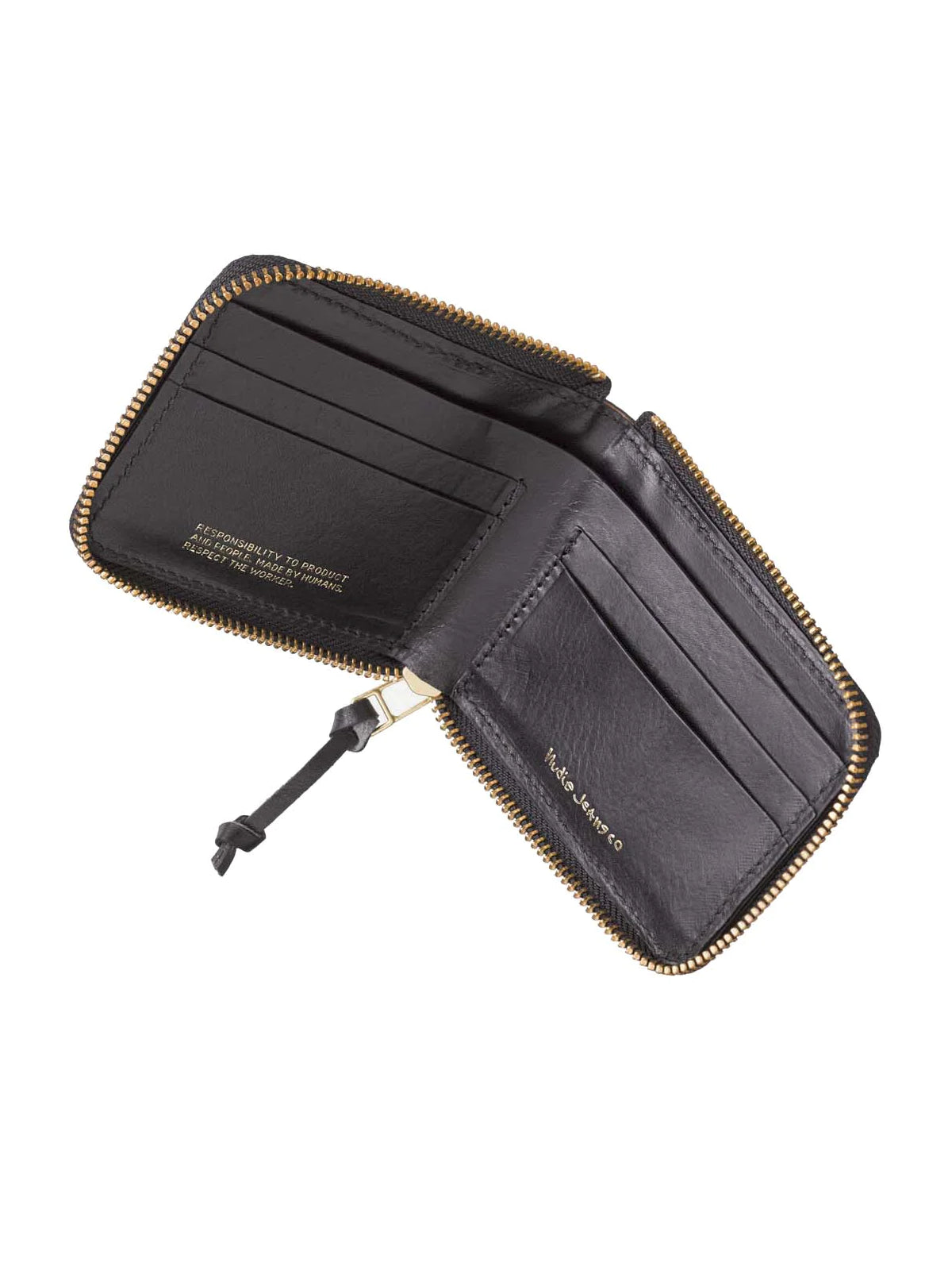 Nudie Jeans Co. Bergendahl Wallet Zip Black