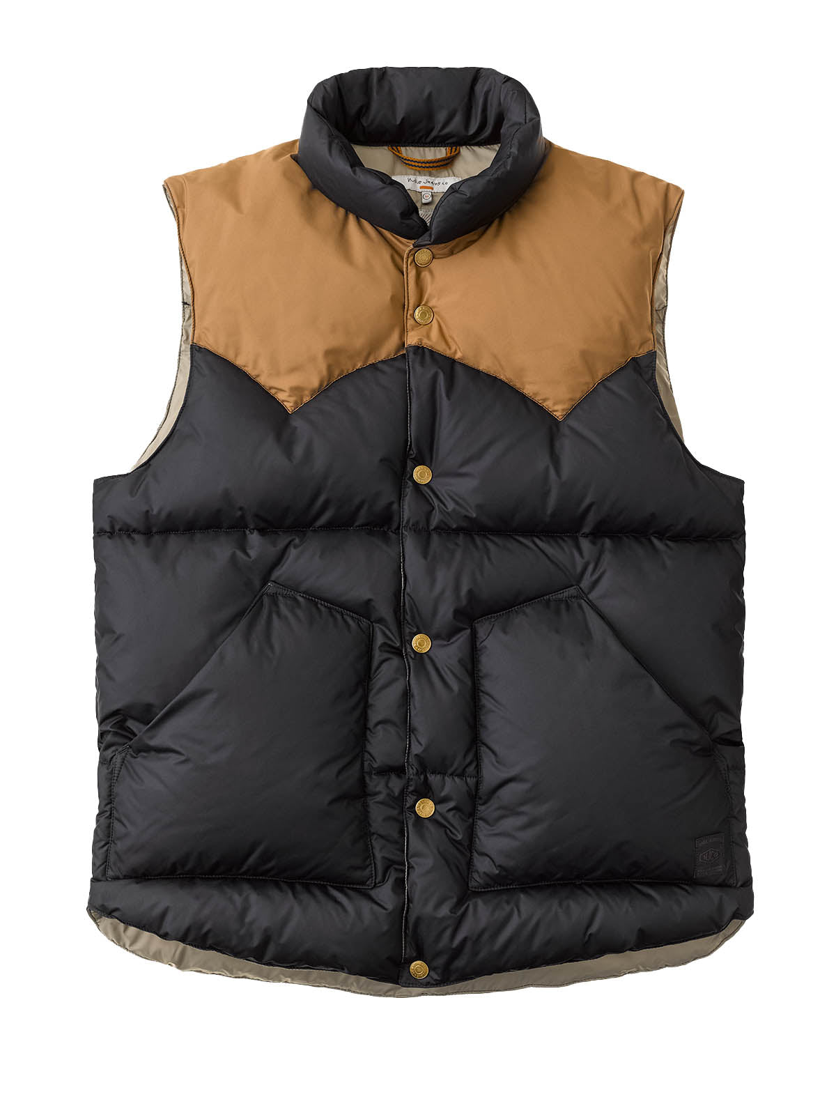 Nudie Jeans Co Kirk Puffer Vest Navy